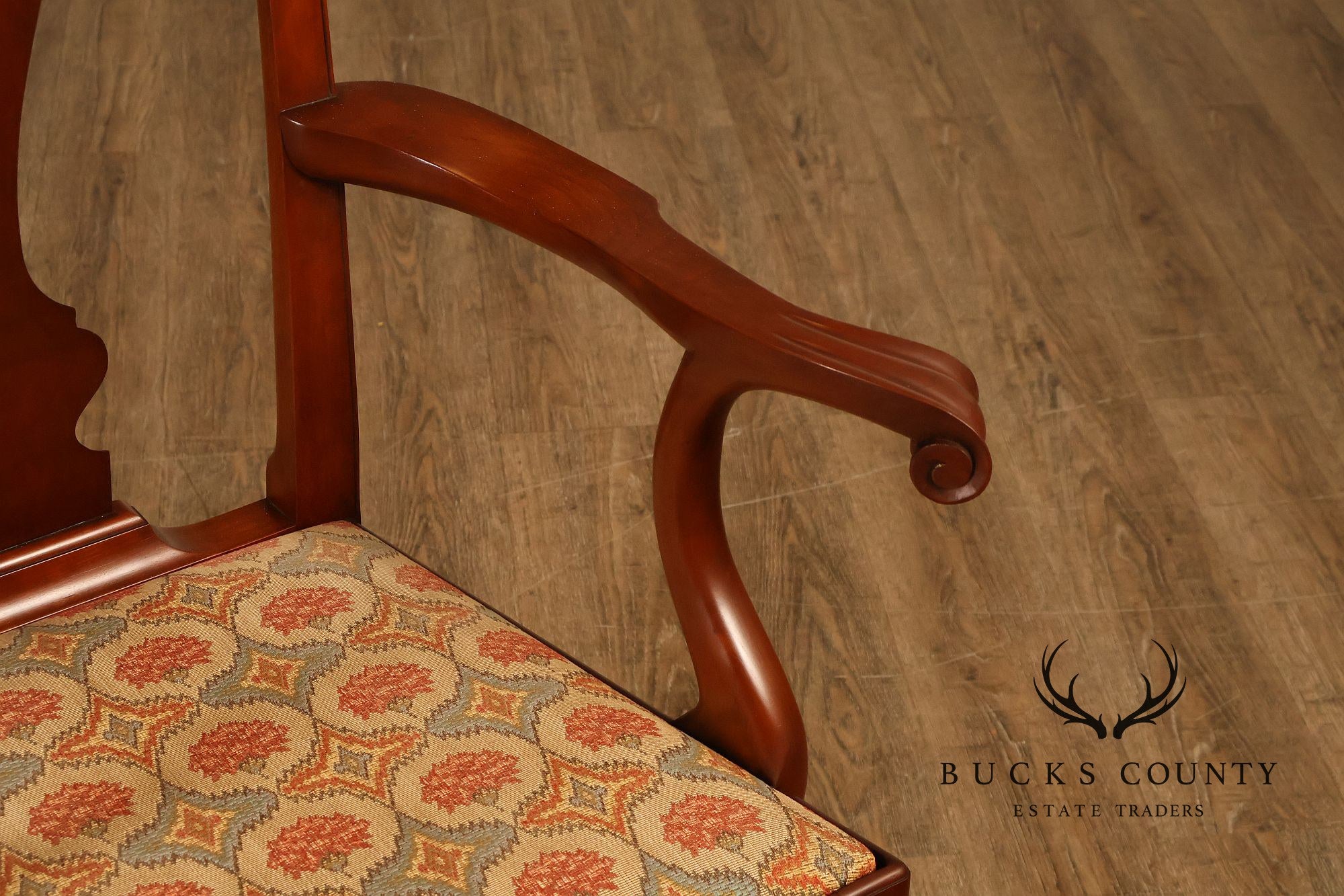 Irion Company Queen Anne Style Cherry Dining Chairs Set Of Six