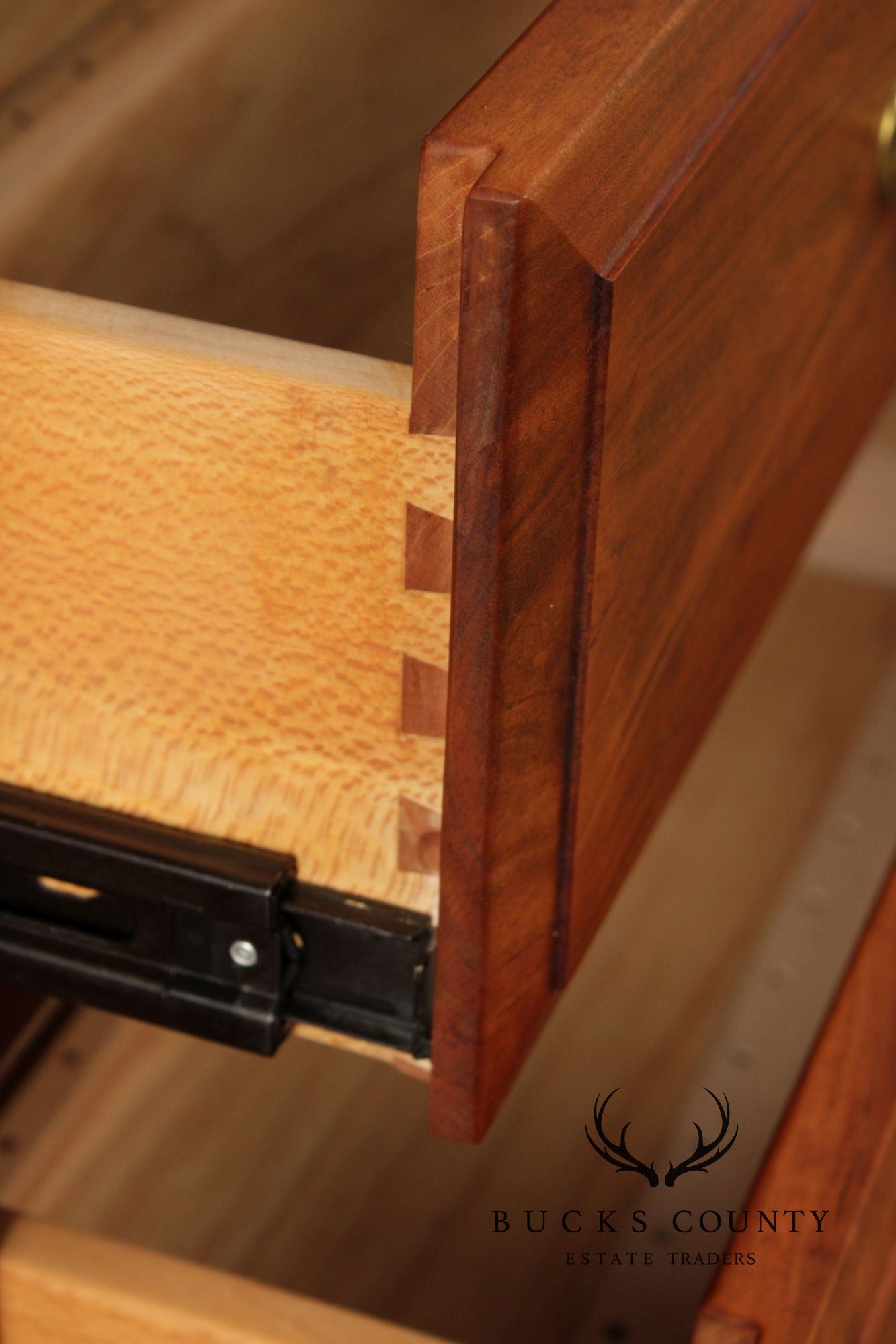 Chippendale Style Cherry Server or Media Cabinet