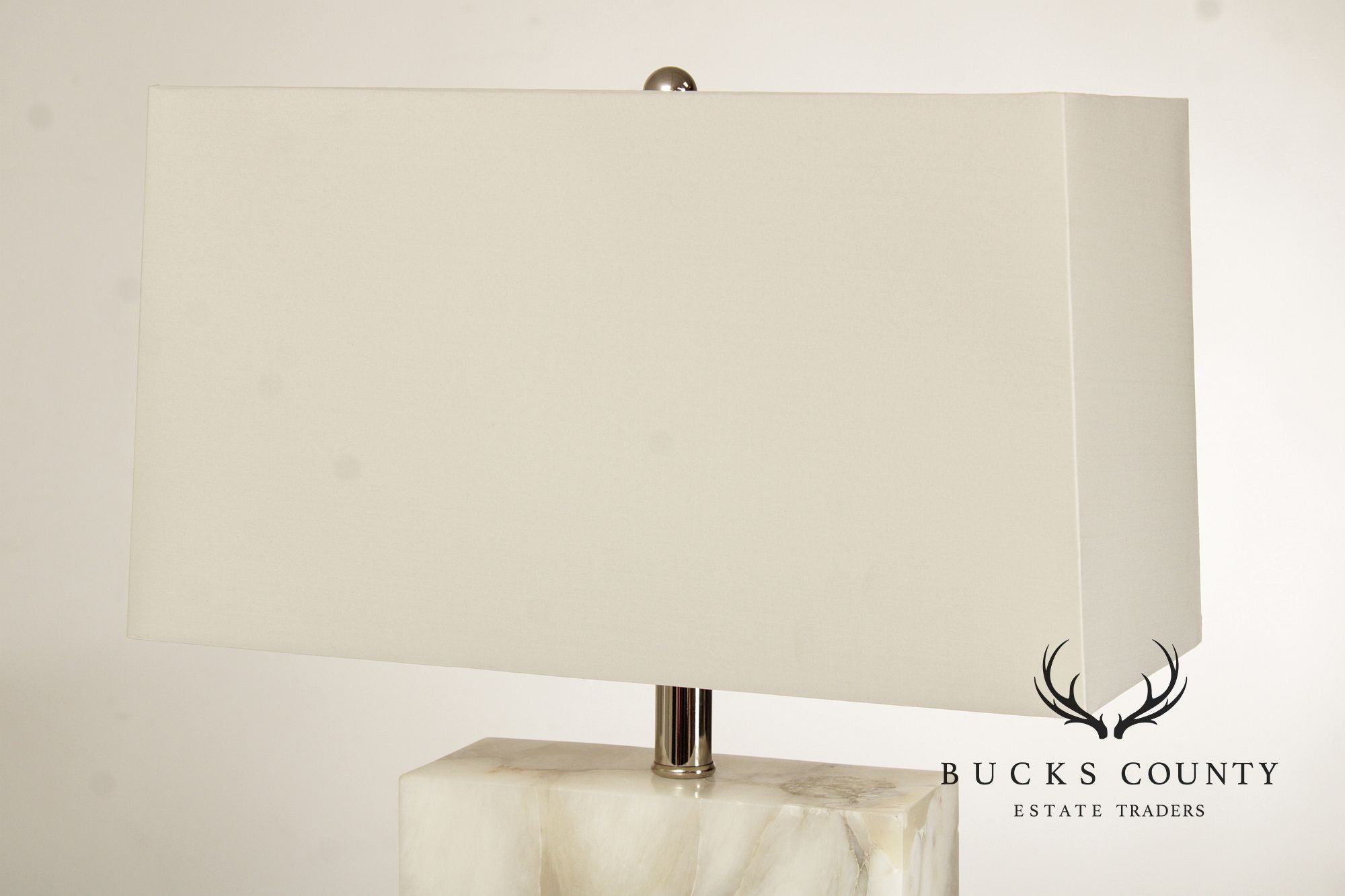 Arteriors Pair of 'Carson' Marble Table Lamps