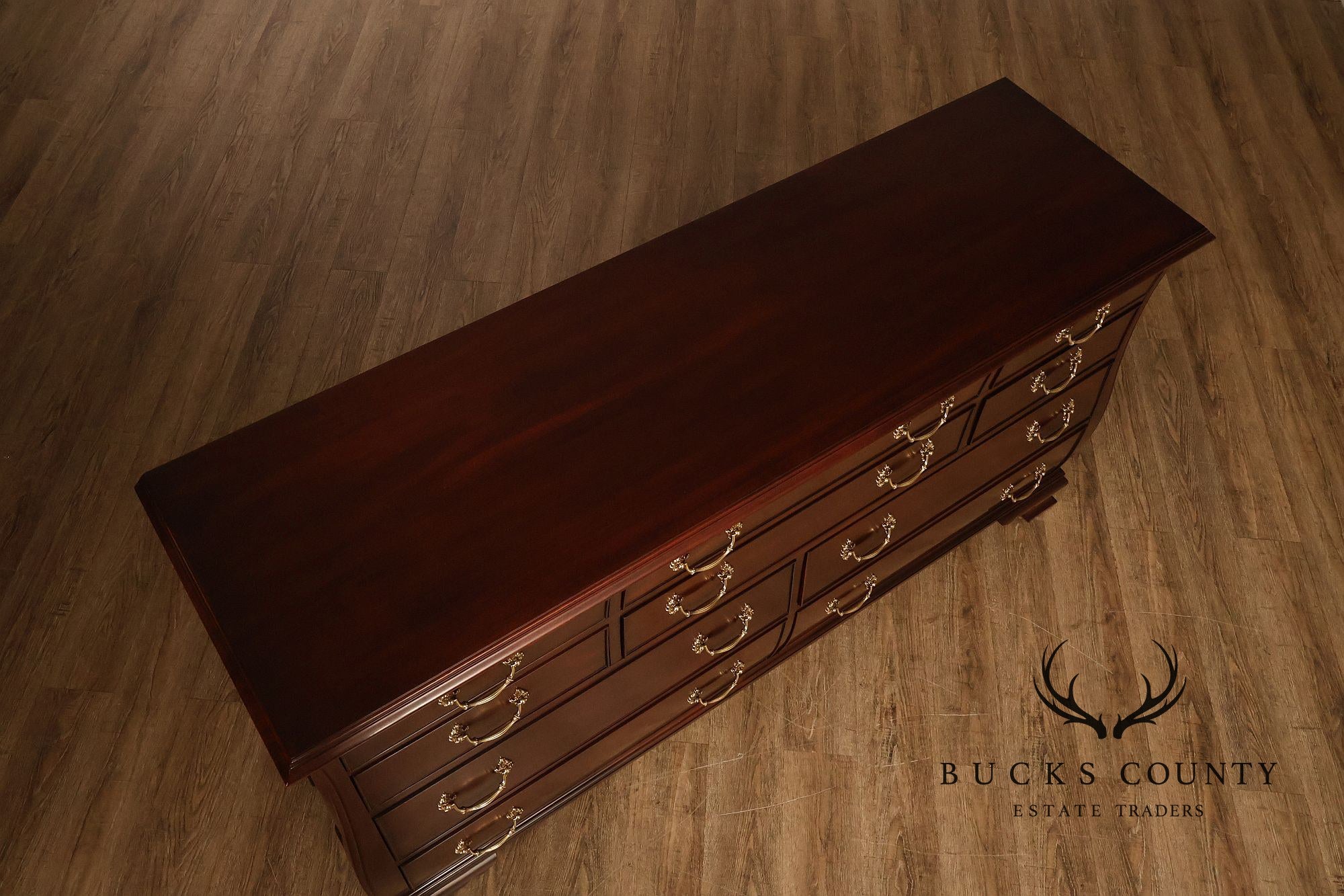 Henkel Harris Solid Mahogany Long Dresser