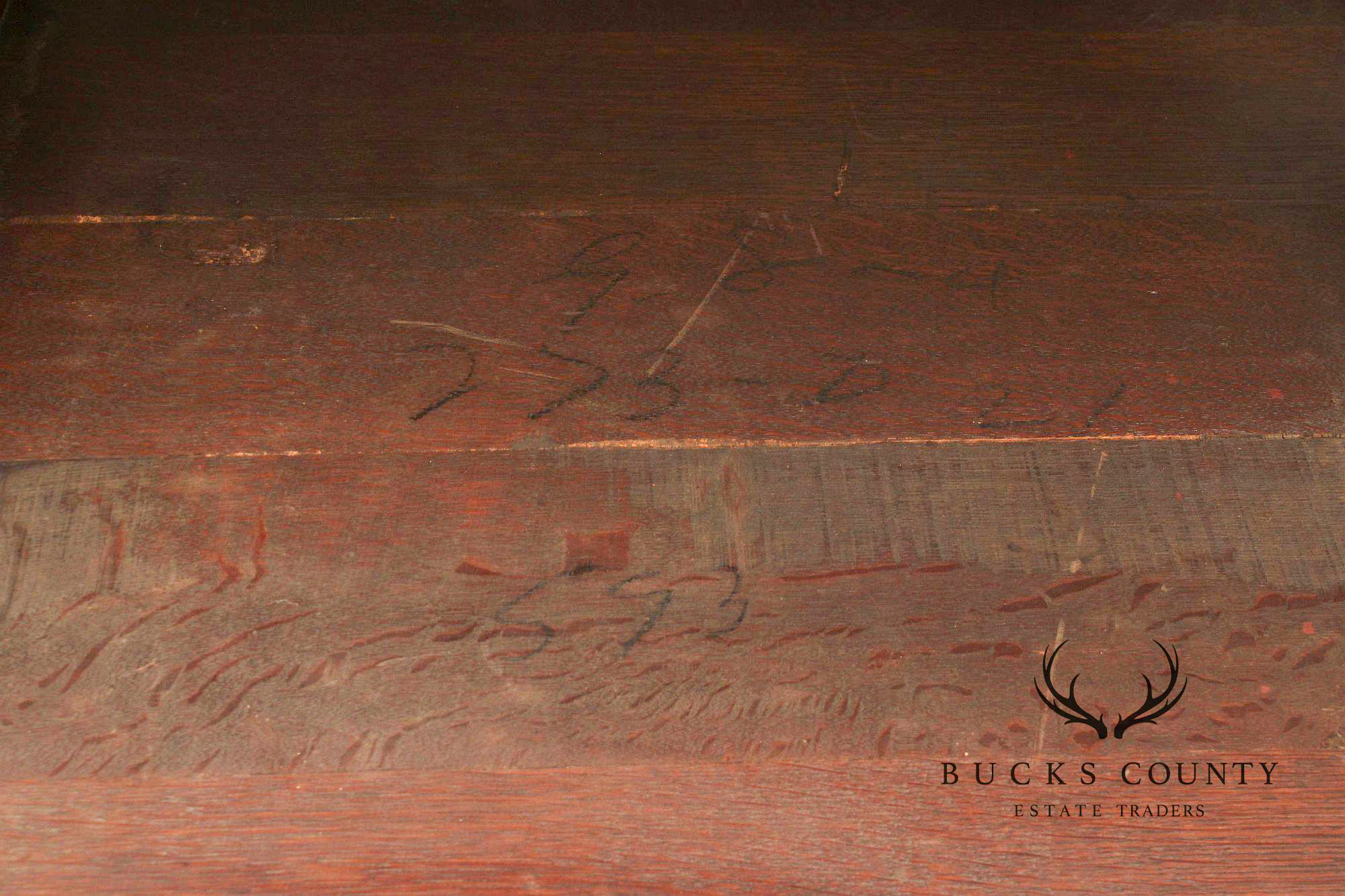 L. & J.G. Stickley Antique Mission Oak Trestle Table #593