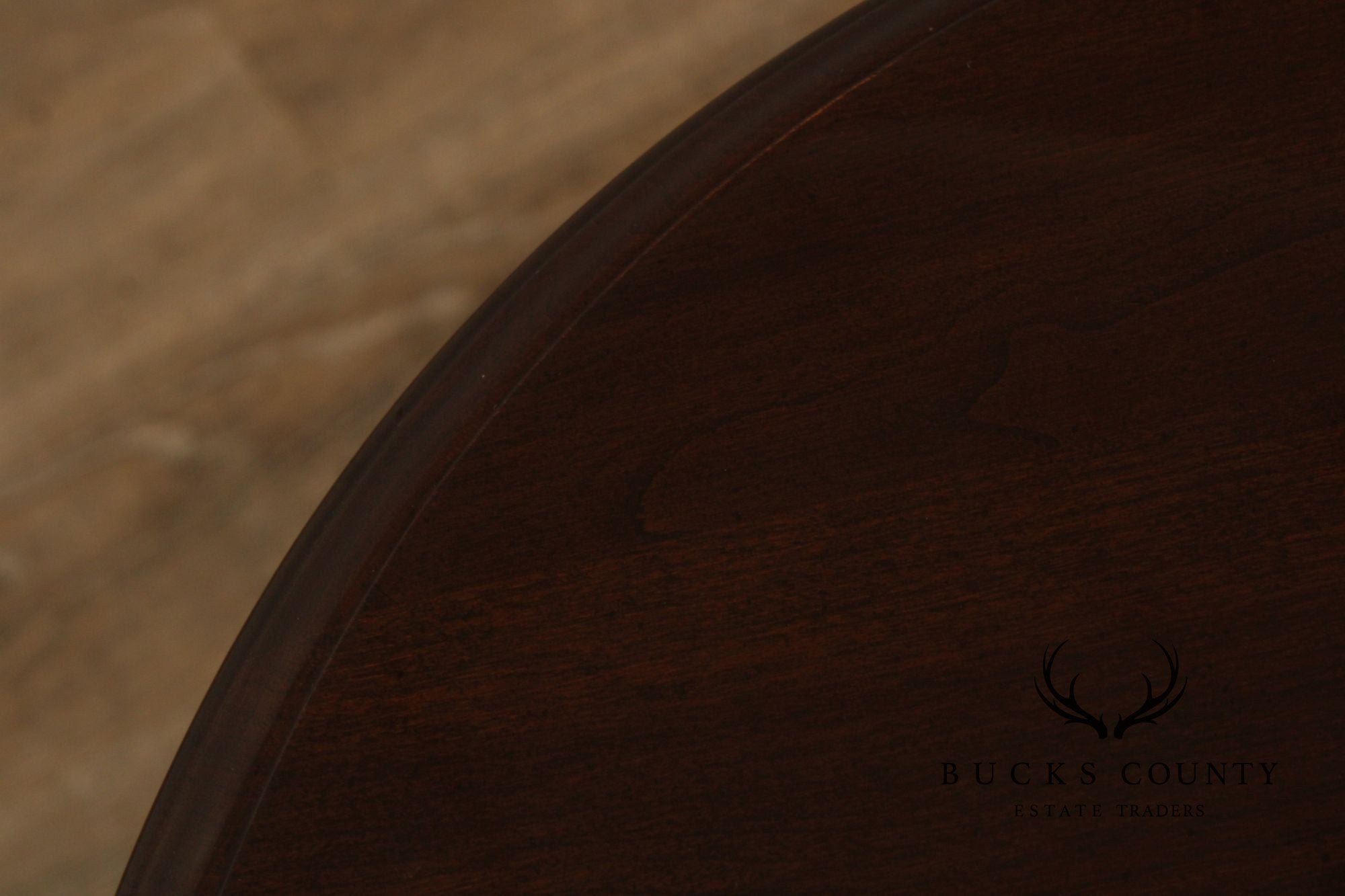 Ethan Allen 'Georgian Court' Queen Anne Style Carved Cherry End Table