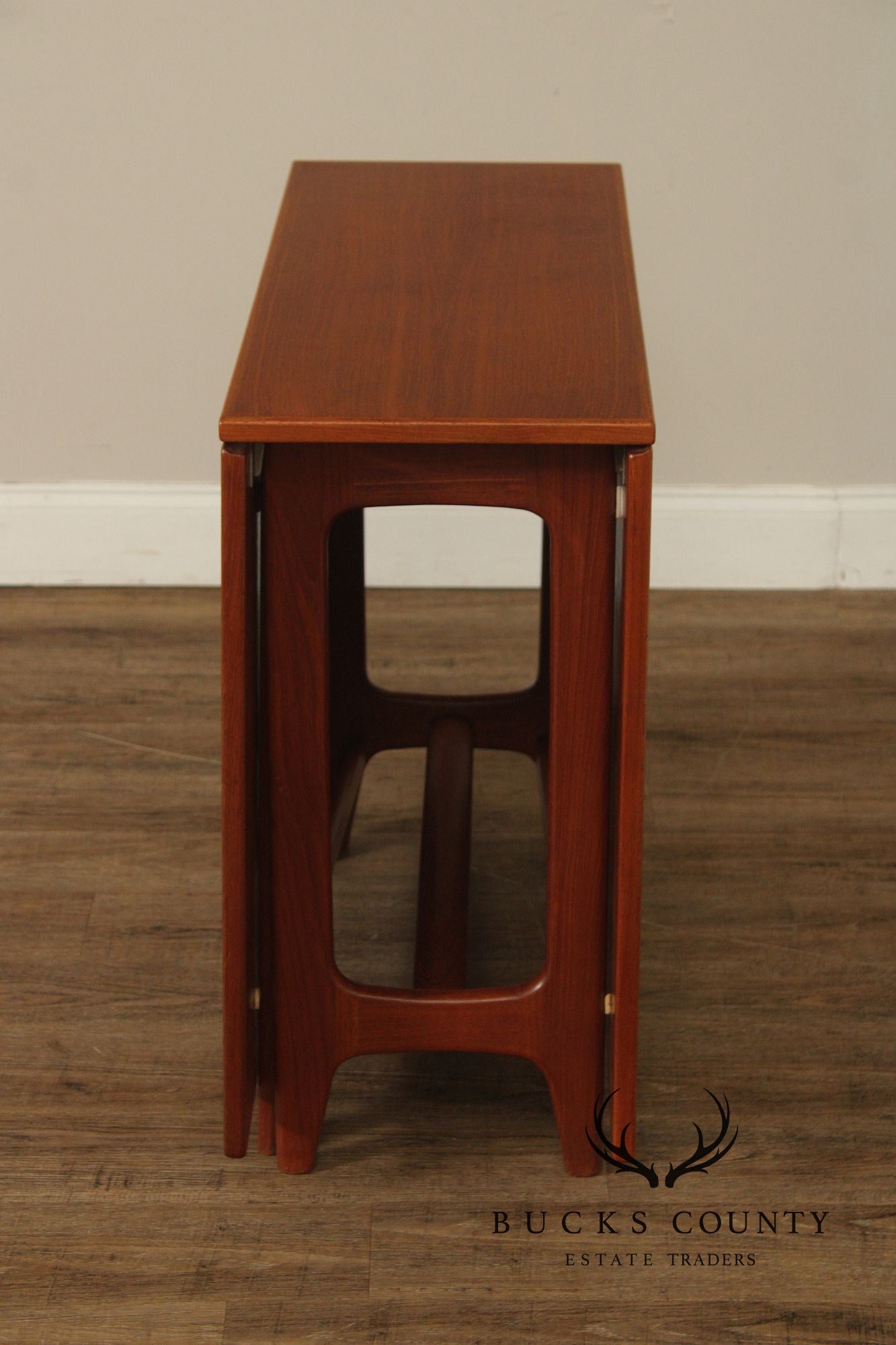 Kleppe Møbelfabrik Danish Modern Teak Drop-Leaf Dining Table