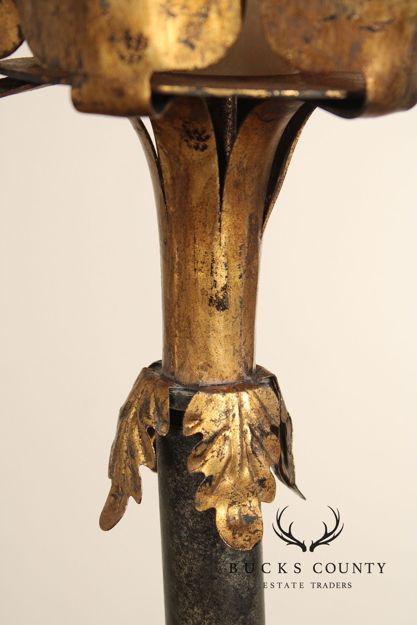 Aidan Gray 'Marshal' Forged Iron Floor Lamp