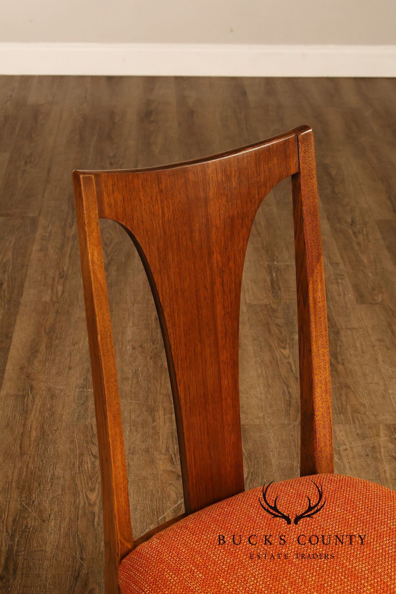 Broyhill 'Brasilia' Mid Century Modern Set of Four Walnut Dining Chairs