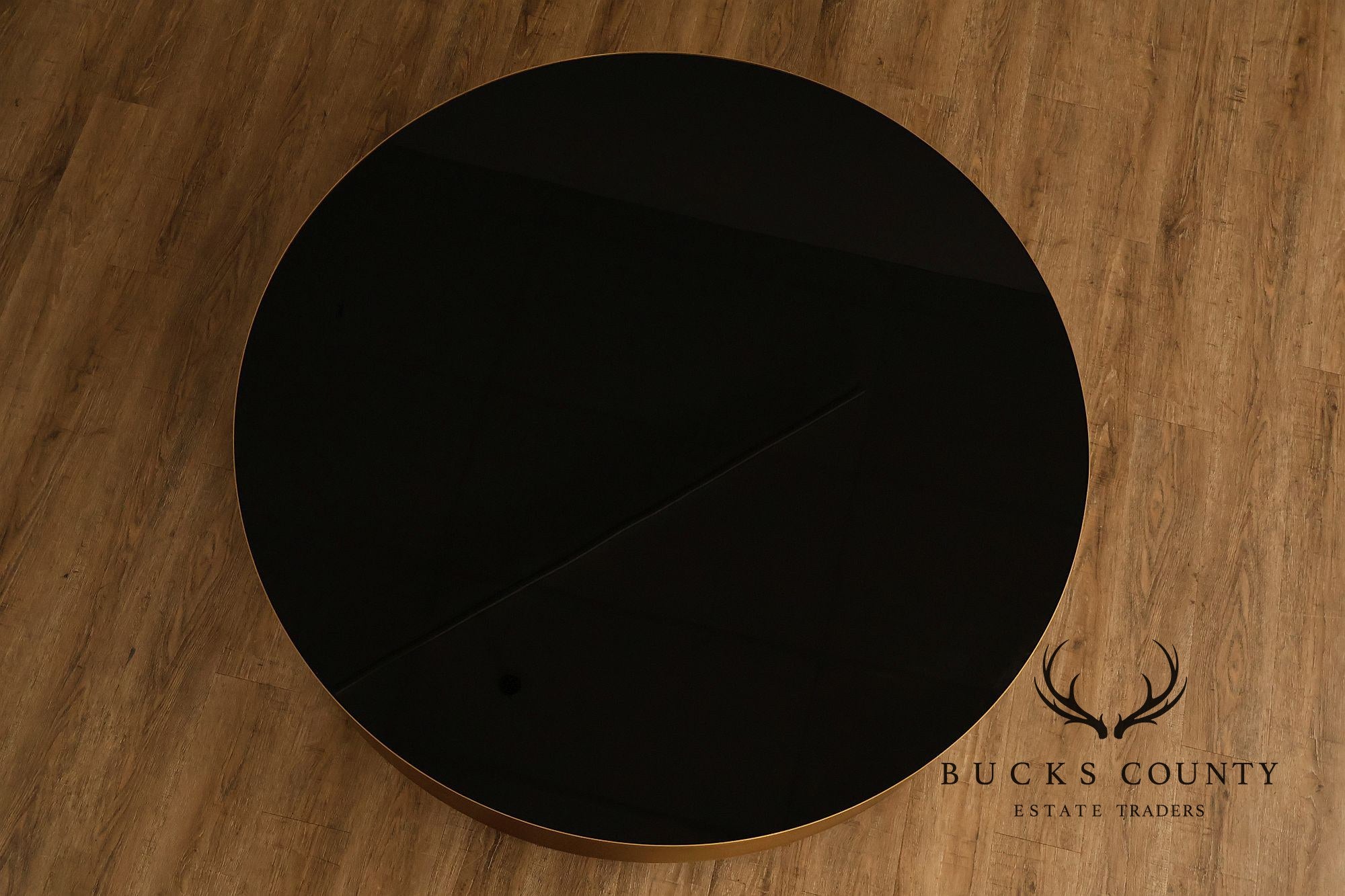 Restoration Hardware 'Moore' Glass Top Coffee Table