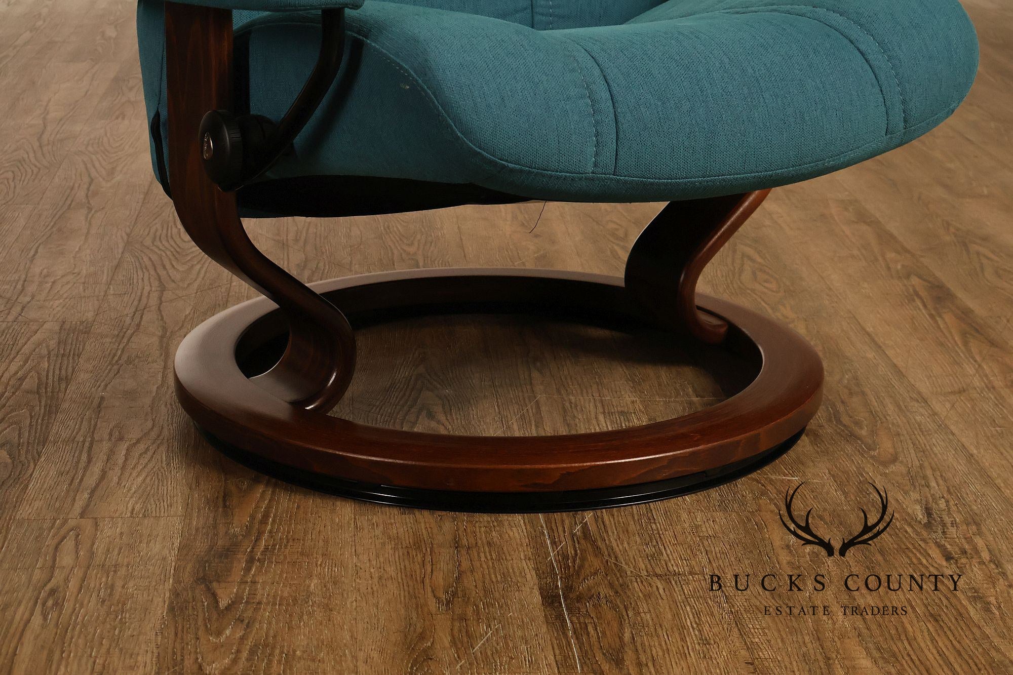 Ekornes Stressless Reclining Wing Chair and Ottoman