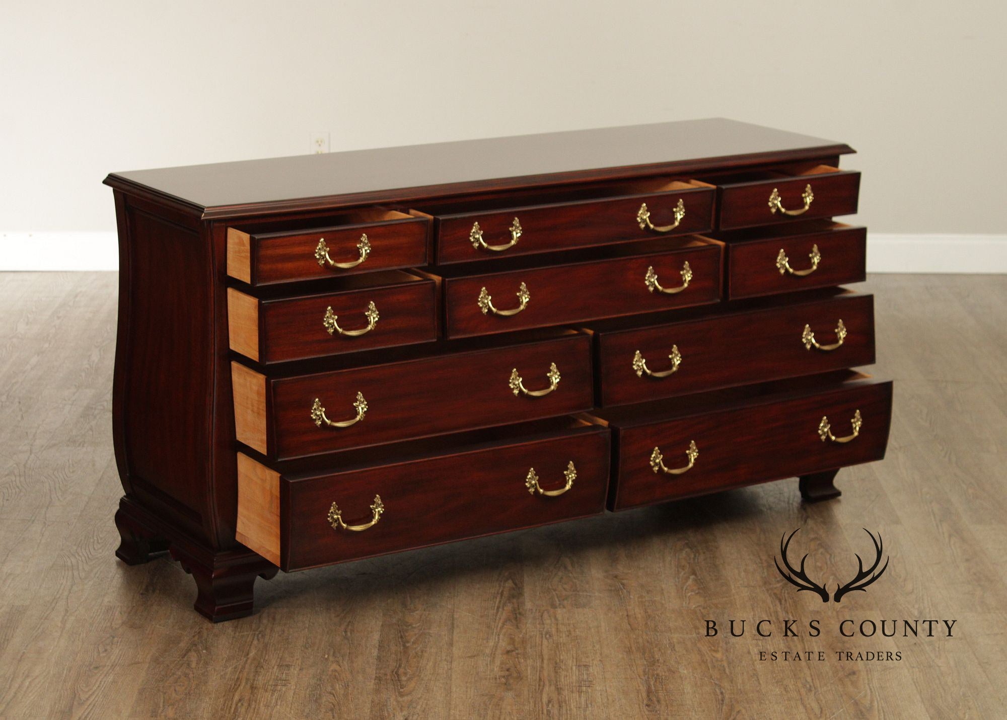 Henkel Harris Mahogany Long Dresser