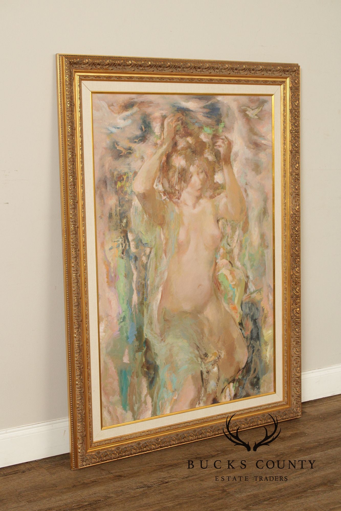 Wallace Bassford Impressionist Style Oil Painting, 'Regalia'