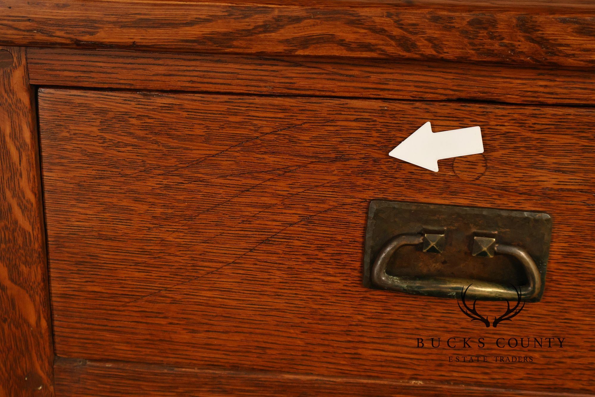 L. & J.G. Stickley Onondaga Period Oak Dresser With Mirror