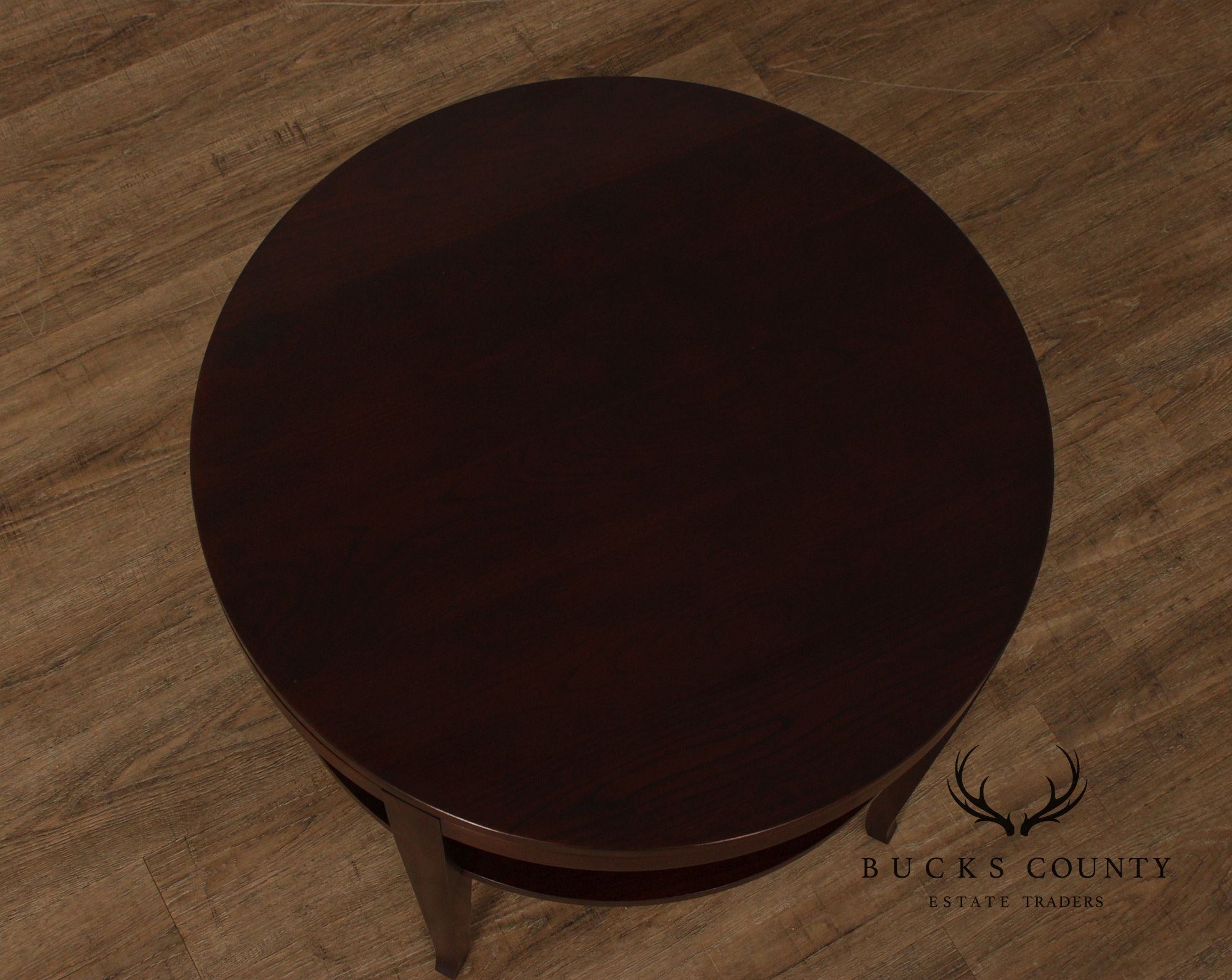 Stickley Metropolitan Collection Round Cherry Lamp Table