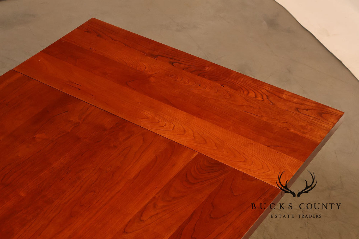 Stickley Mission Collection Cherry Trestle Extension Dining Table