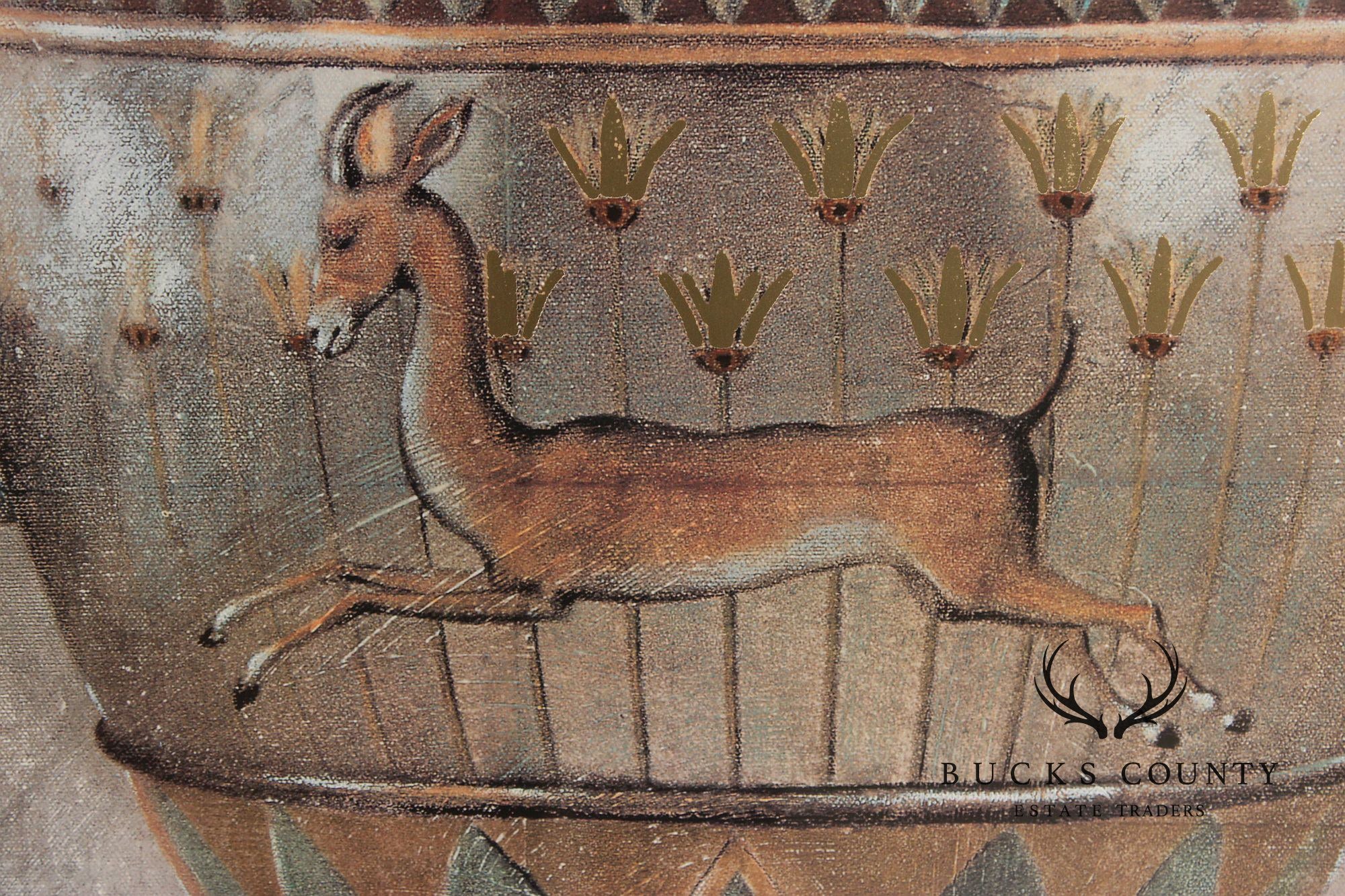 Dennis Carney Framed Print, 'Vase of Thebes I'