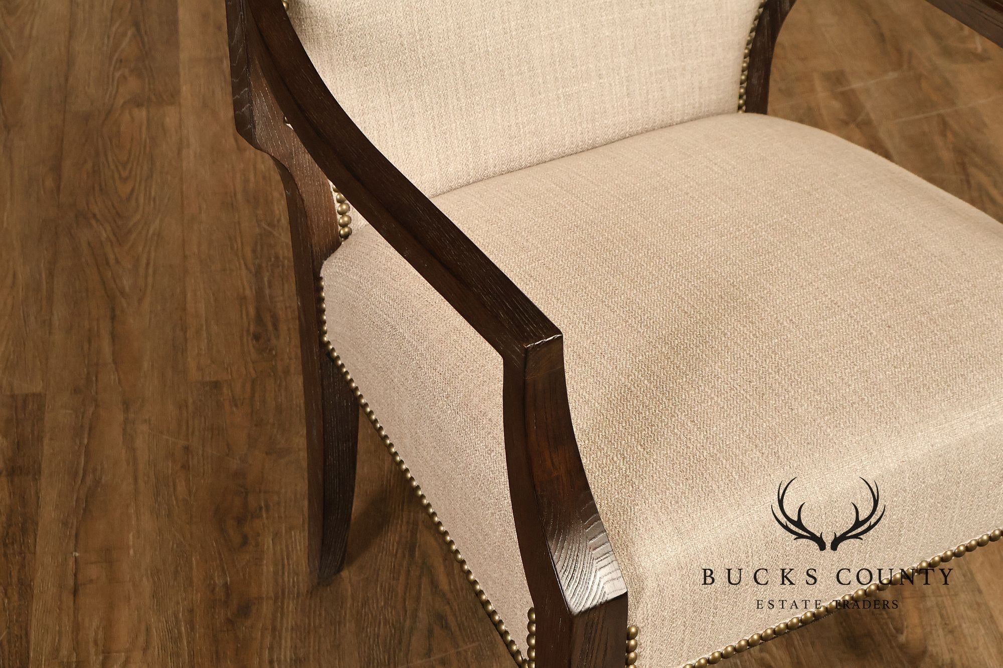 Bernhardt Set Of Four Contemporary Upholstered Dining Chairs
