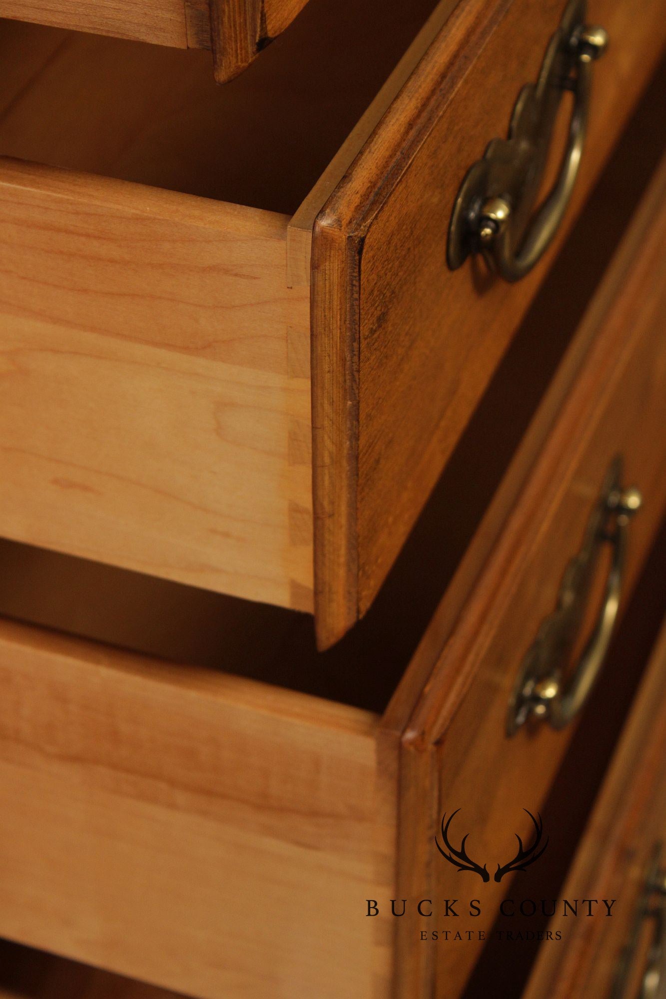 Ethan Allen 1776 Collection Maple Lighted China Cabinet