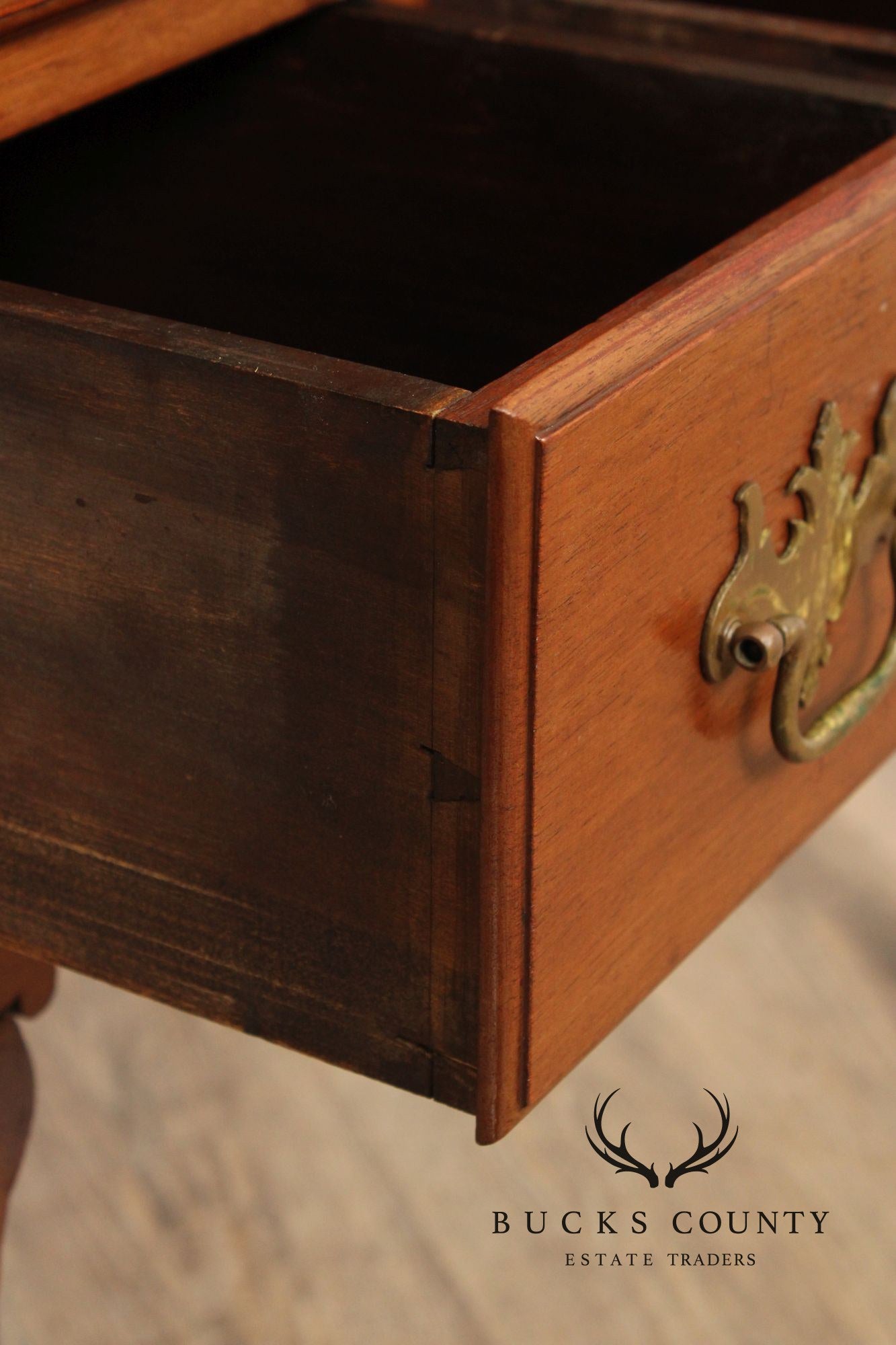 Antique Philadelphia Chippendale Style Mahogany Lowboy
