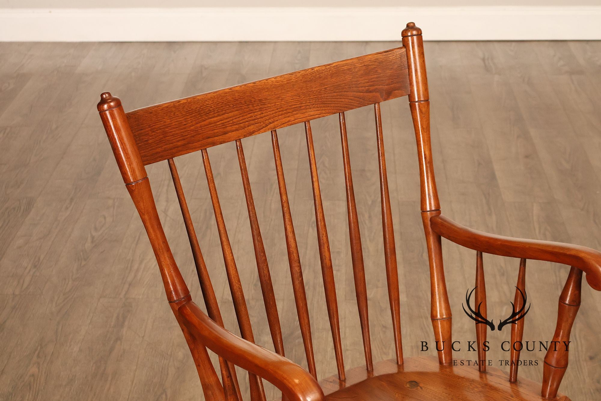 Harden Oak and Cherry Windsor Armchair