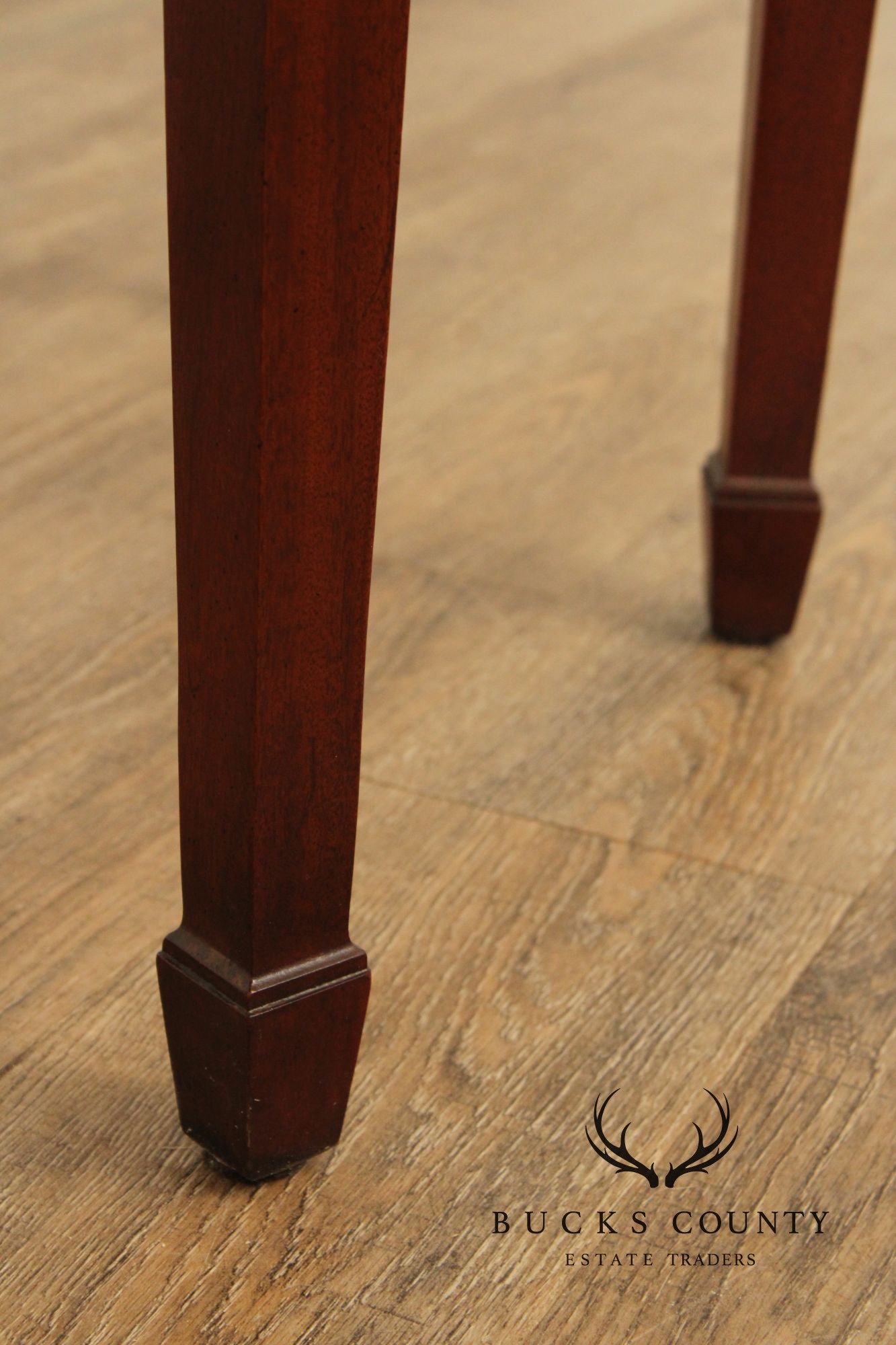 Federal Style Flip-Top Mahogany Demilune Game Table