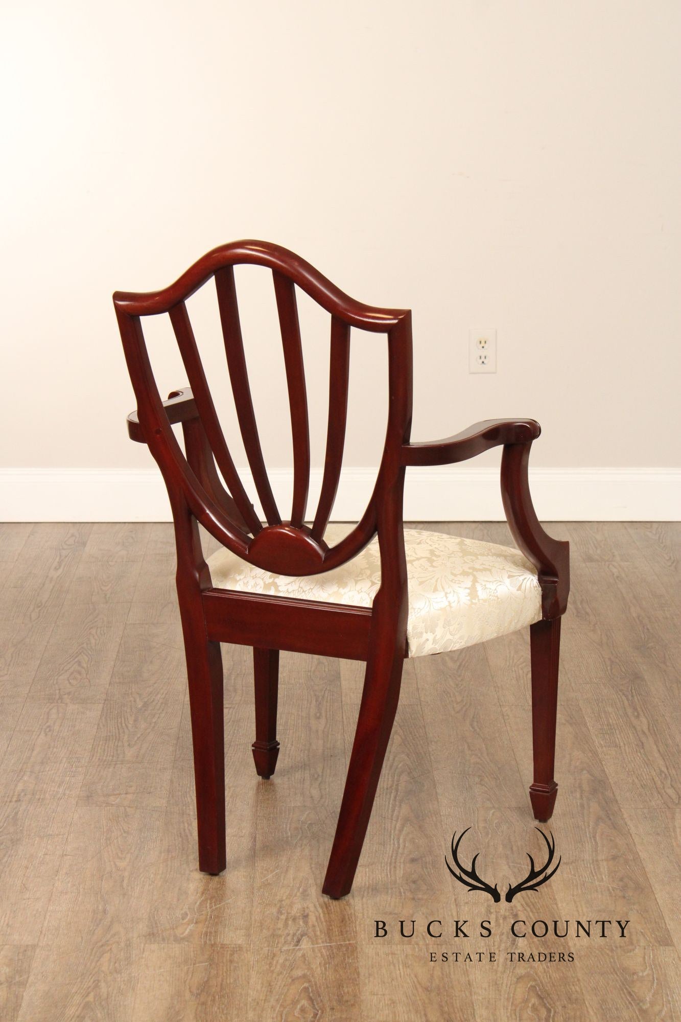 Baker Historic Charleston Set of Four Mahogany Dining Armchairs