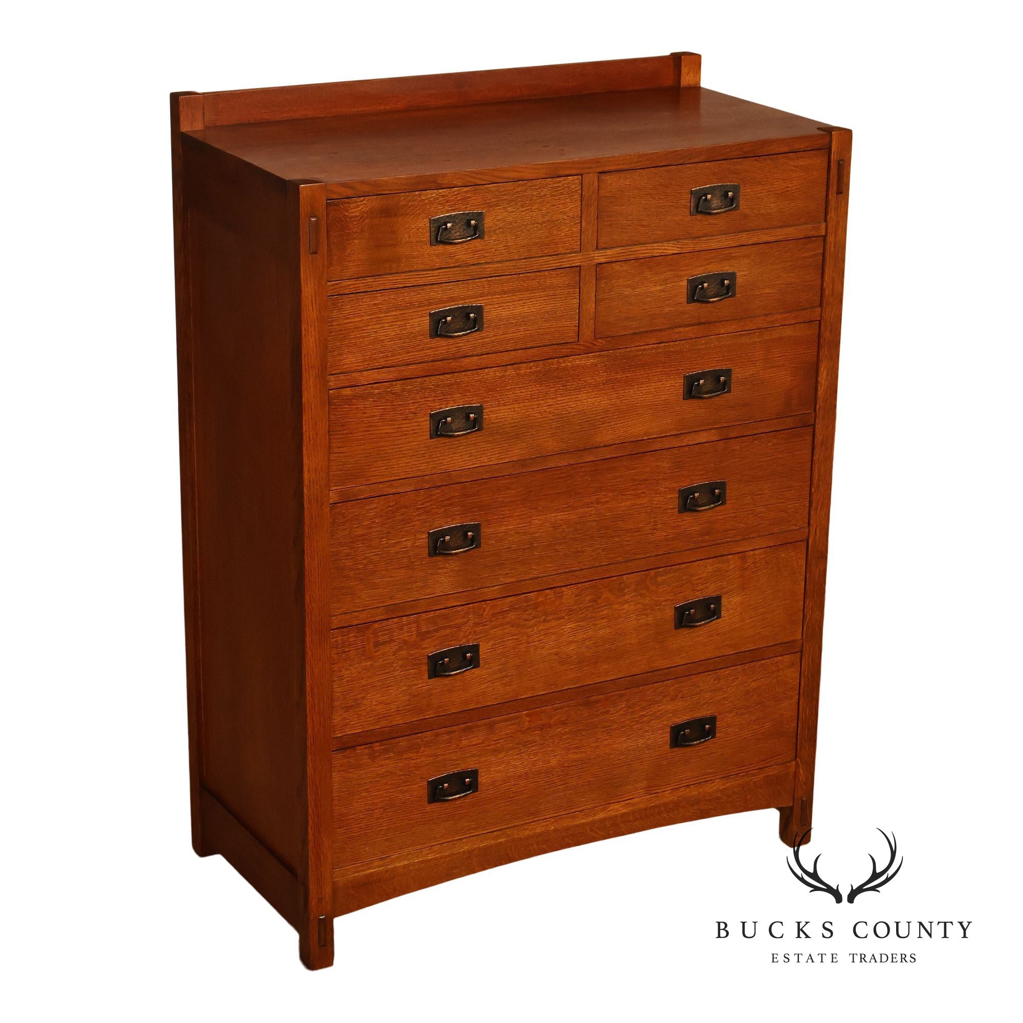 Stickley Mission Collection Oak Eight-Drawer Chest
