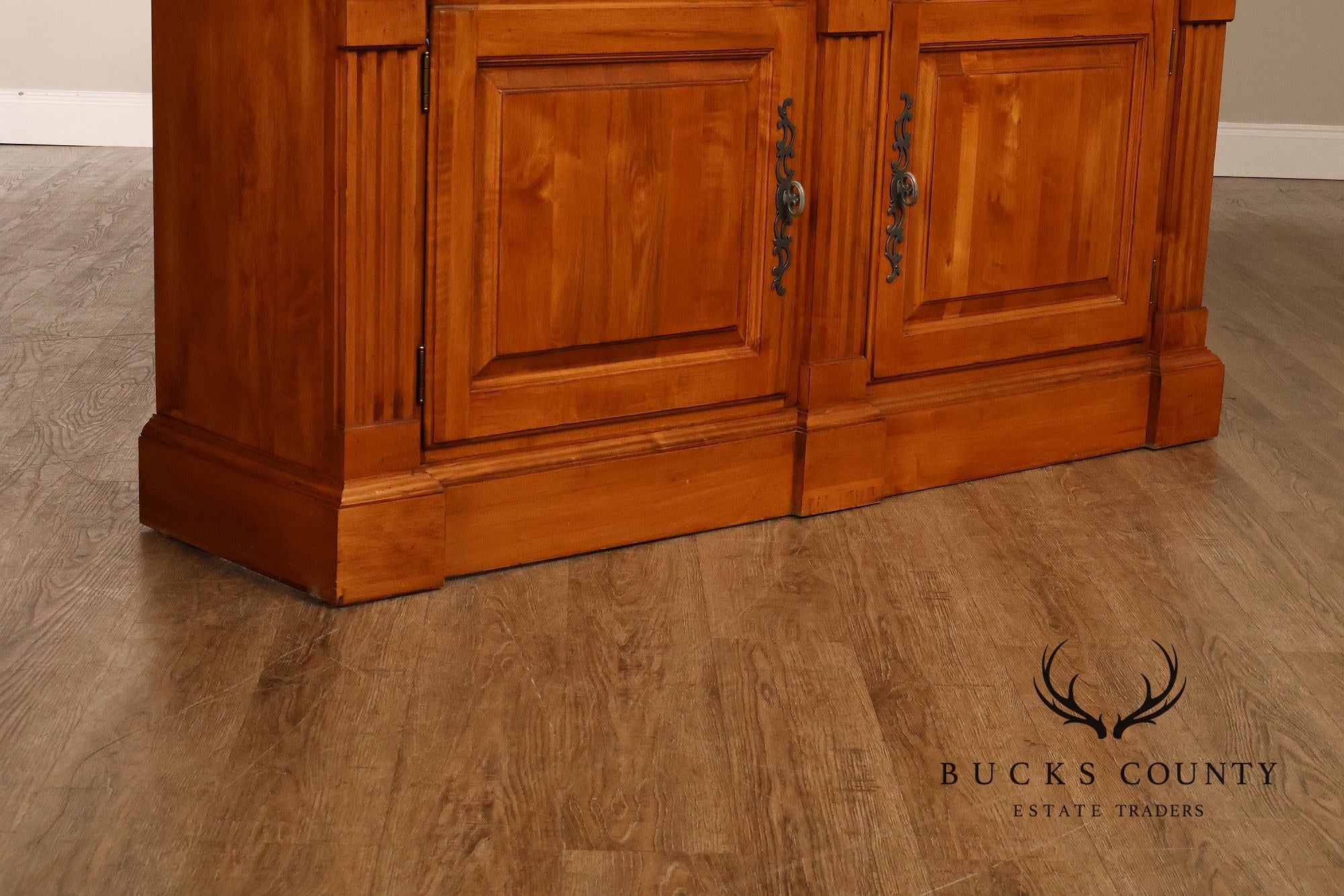 ETHAN ALLEN 'LEGACY' DOUBLE ARCHED BOOKCASE