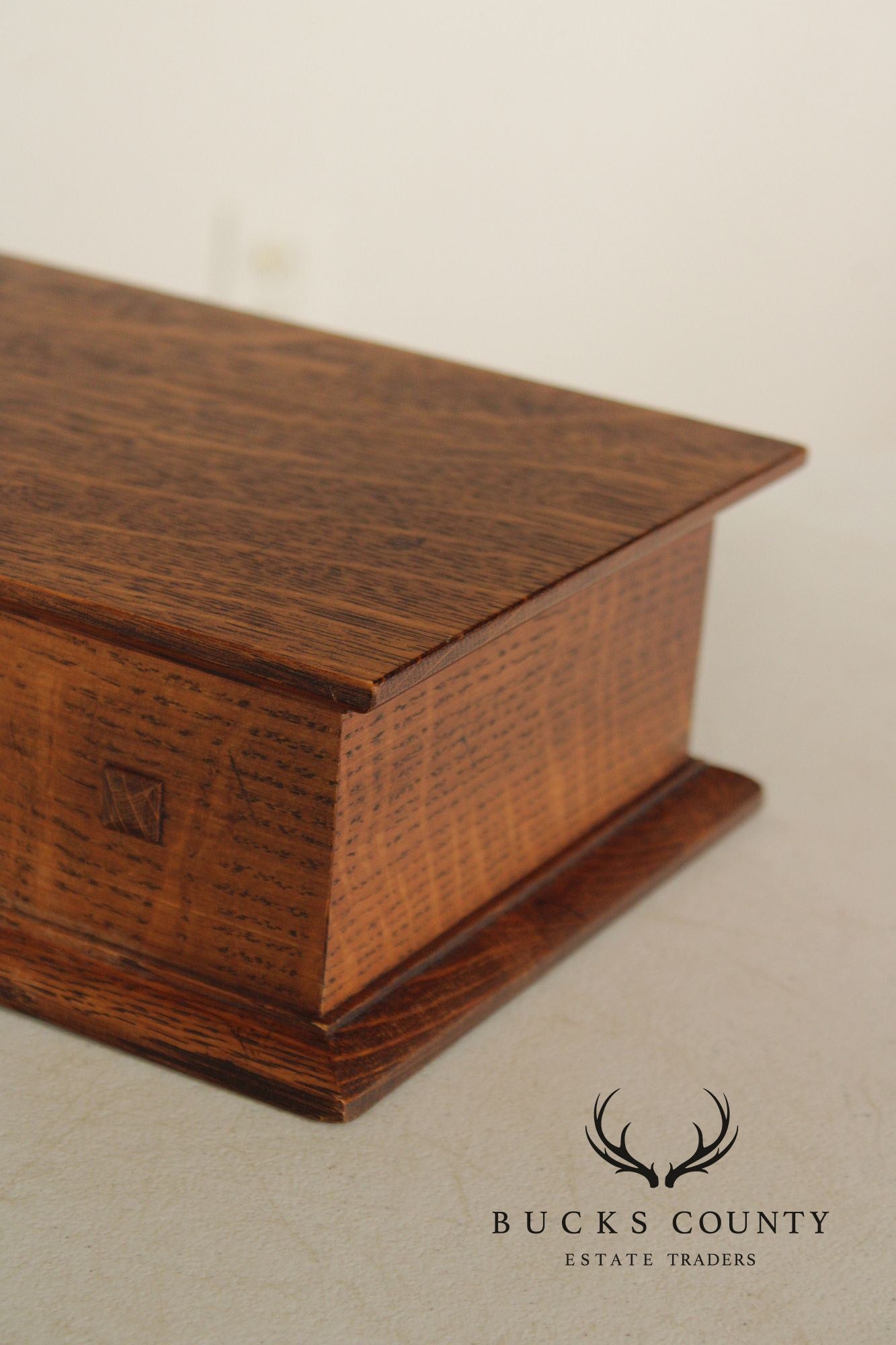 Stickley Mission Collection Oak Desk Box