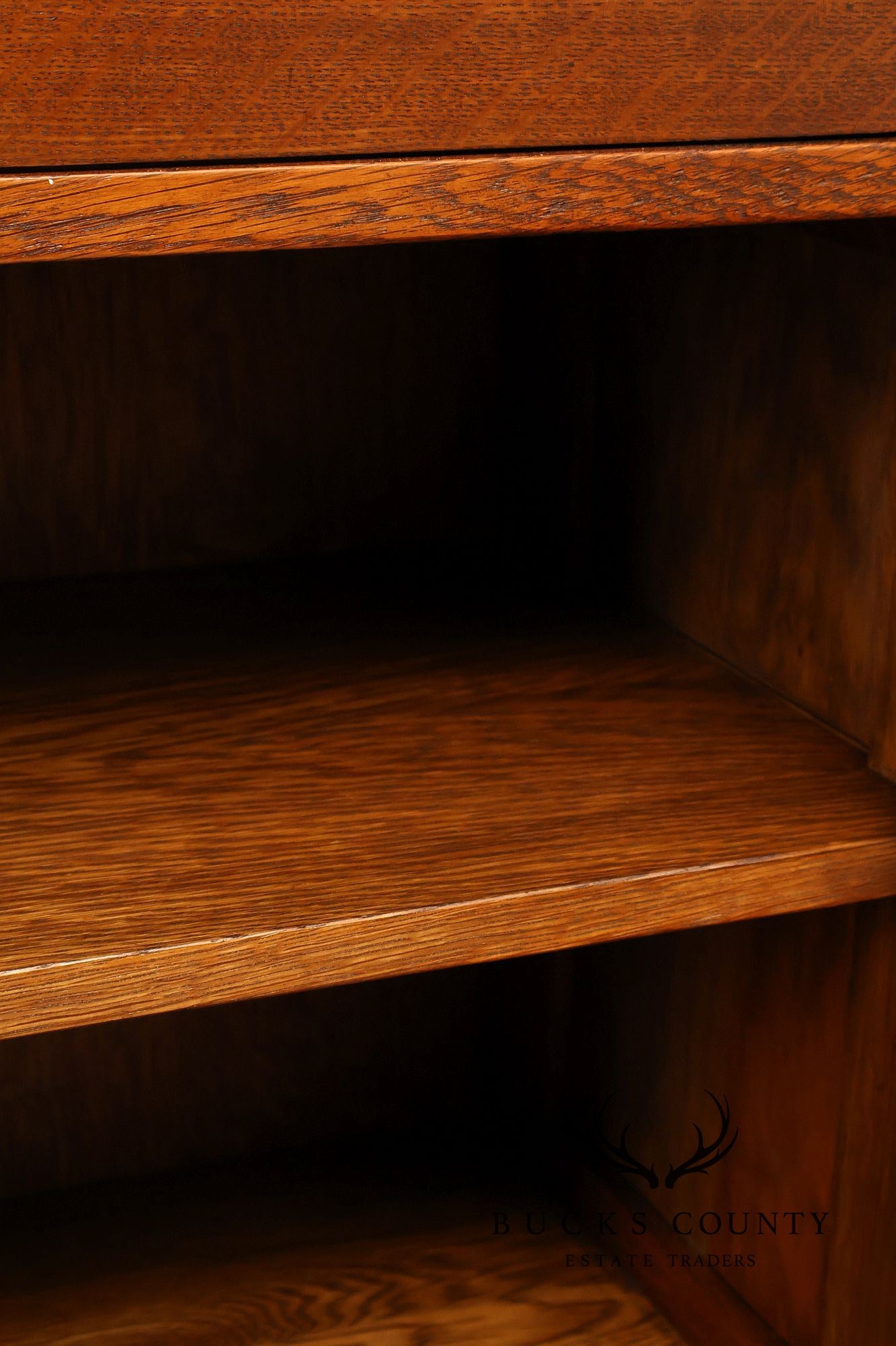 Antique L. & J.G. Stickley Mission Oak China Cabinet No. 729