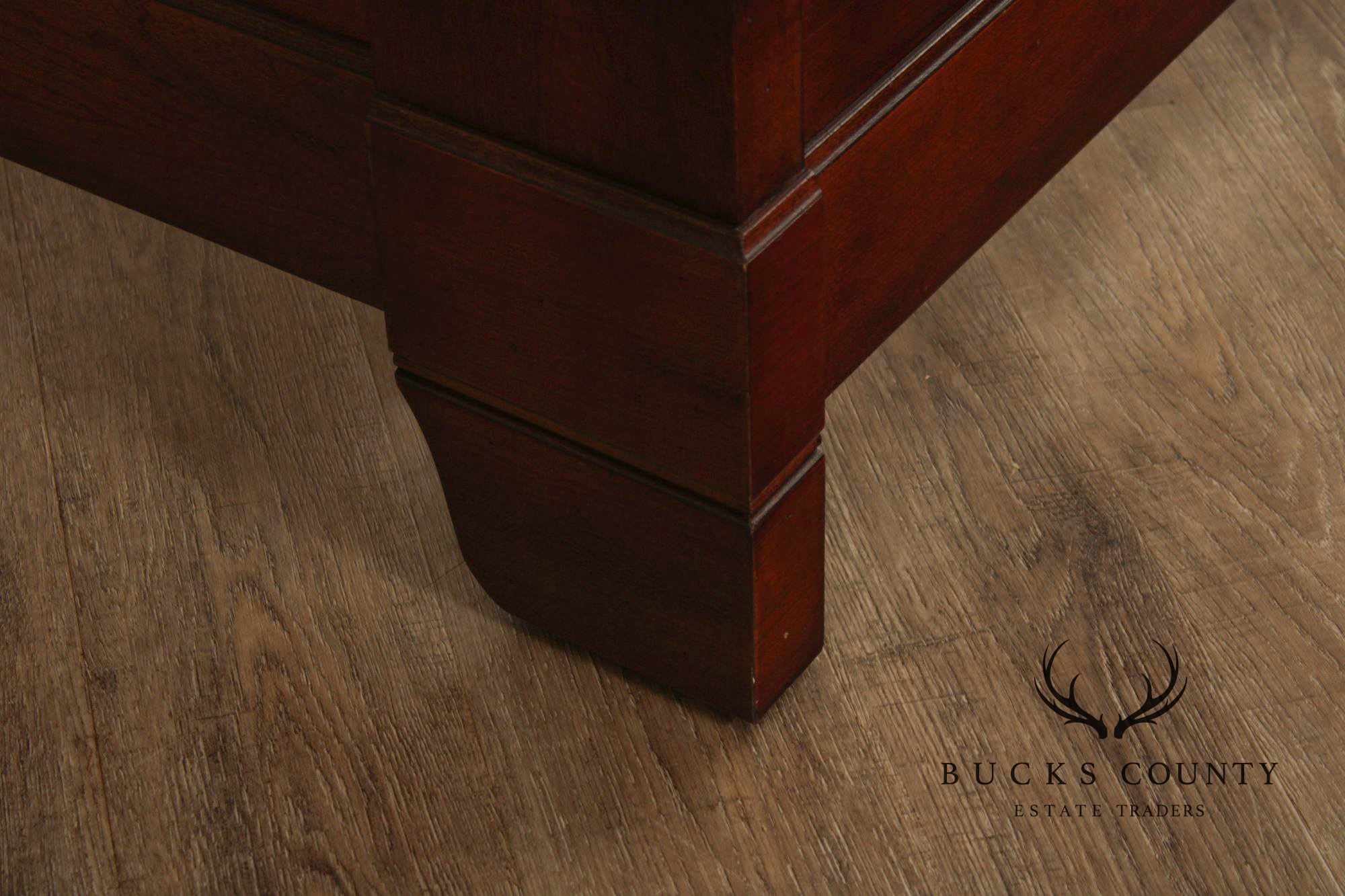 Louis Philippe Style Cherry King Sleigh Bed