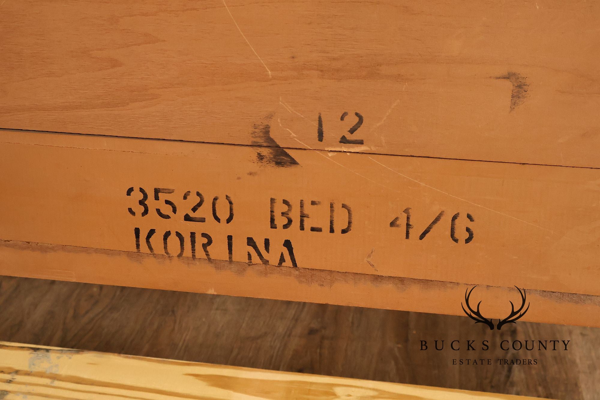 Kent-Coffey Mid Century Modern Solid Wood Full Size Bed