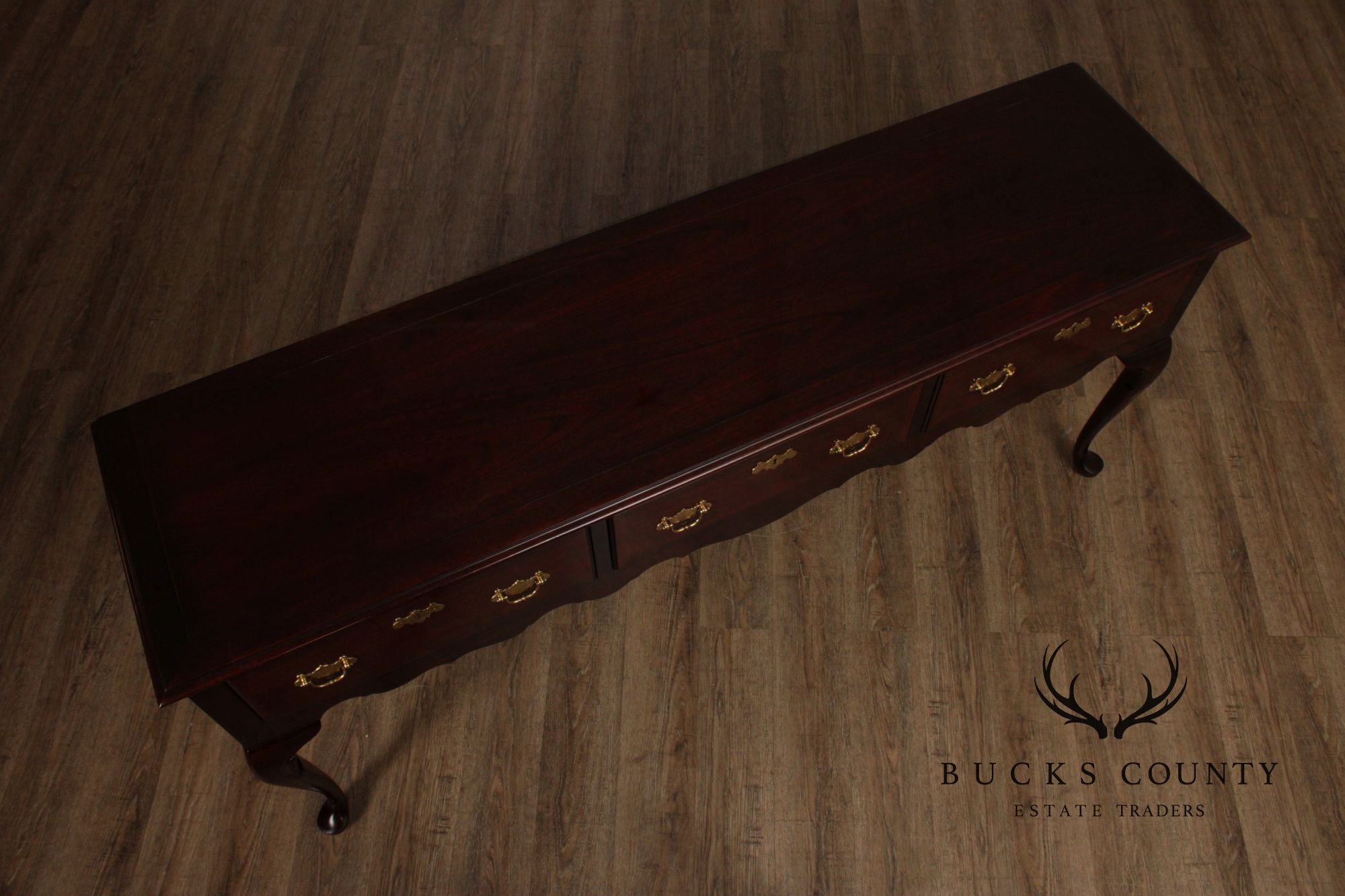 Kindel Queen Anne Style Mahogany Sideboard