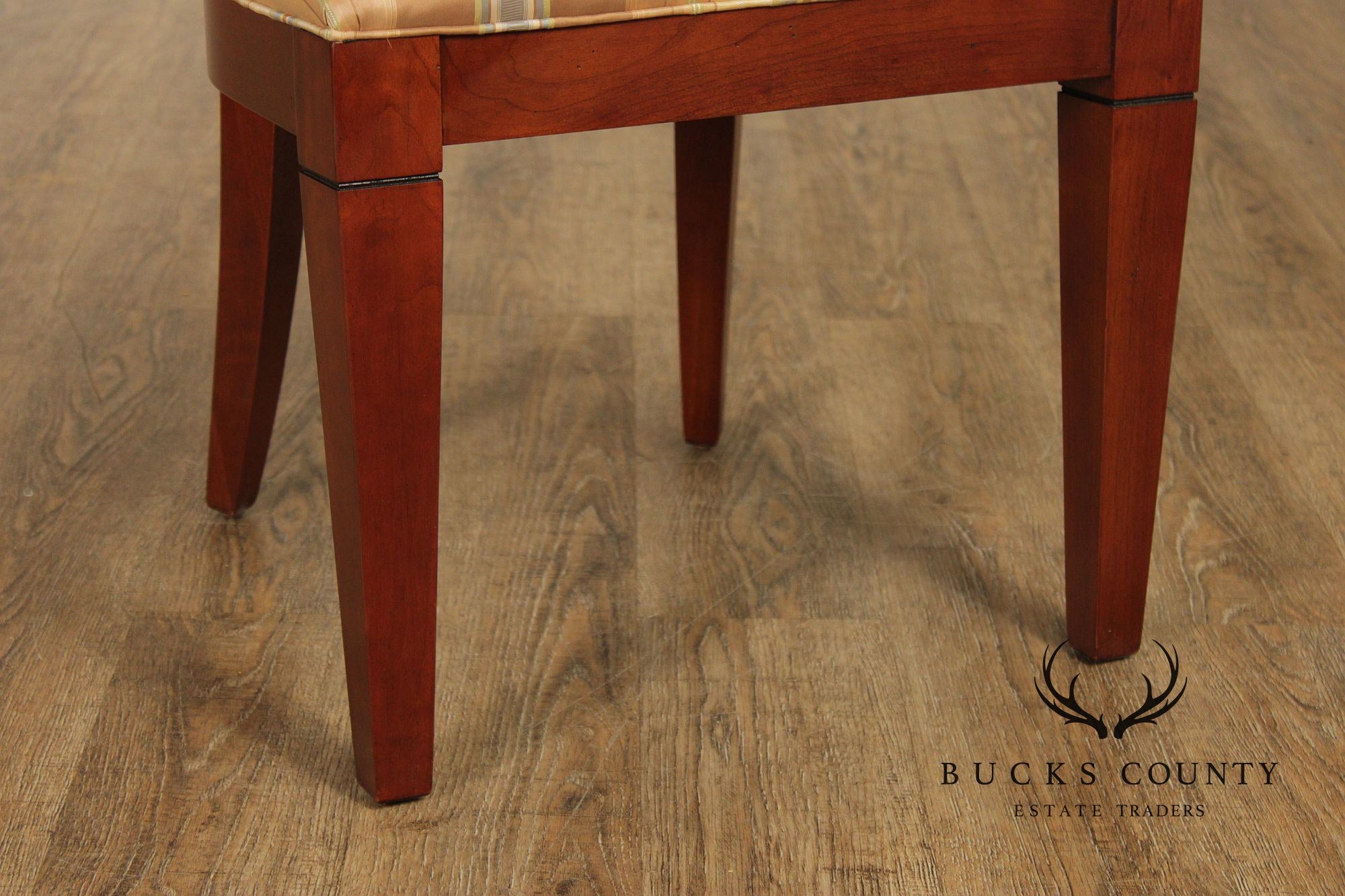 Harden Regency Style Set of Eight Cherry Dining Chairs