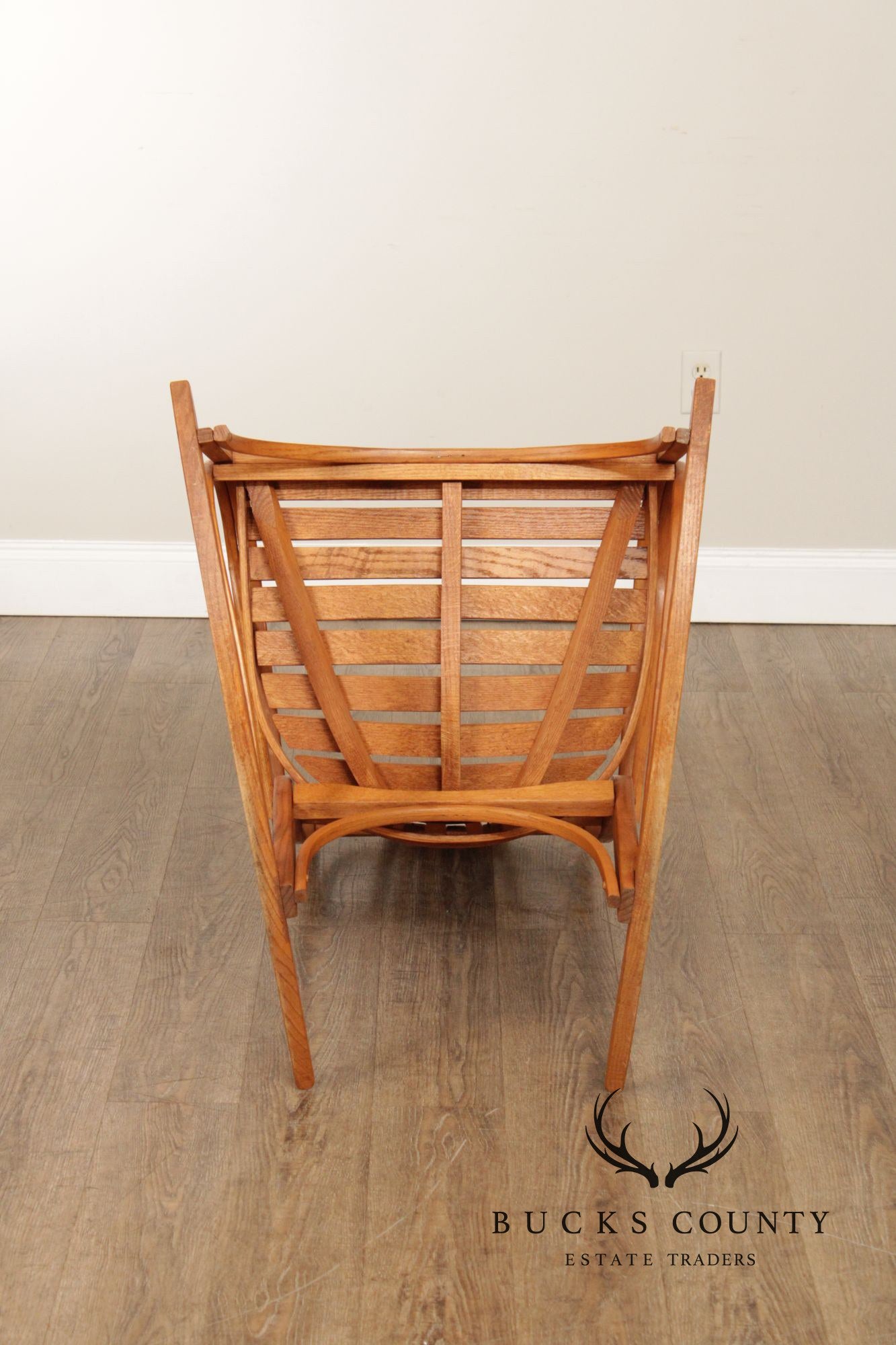 Adirondack Style Oak Bentwood Rocker