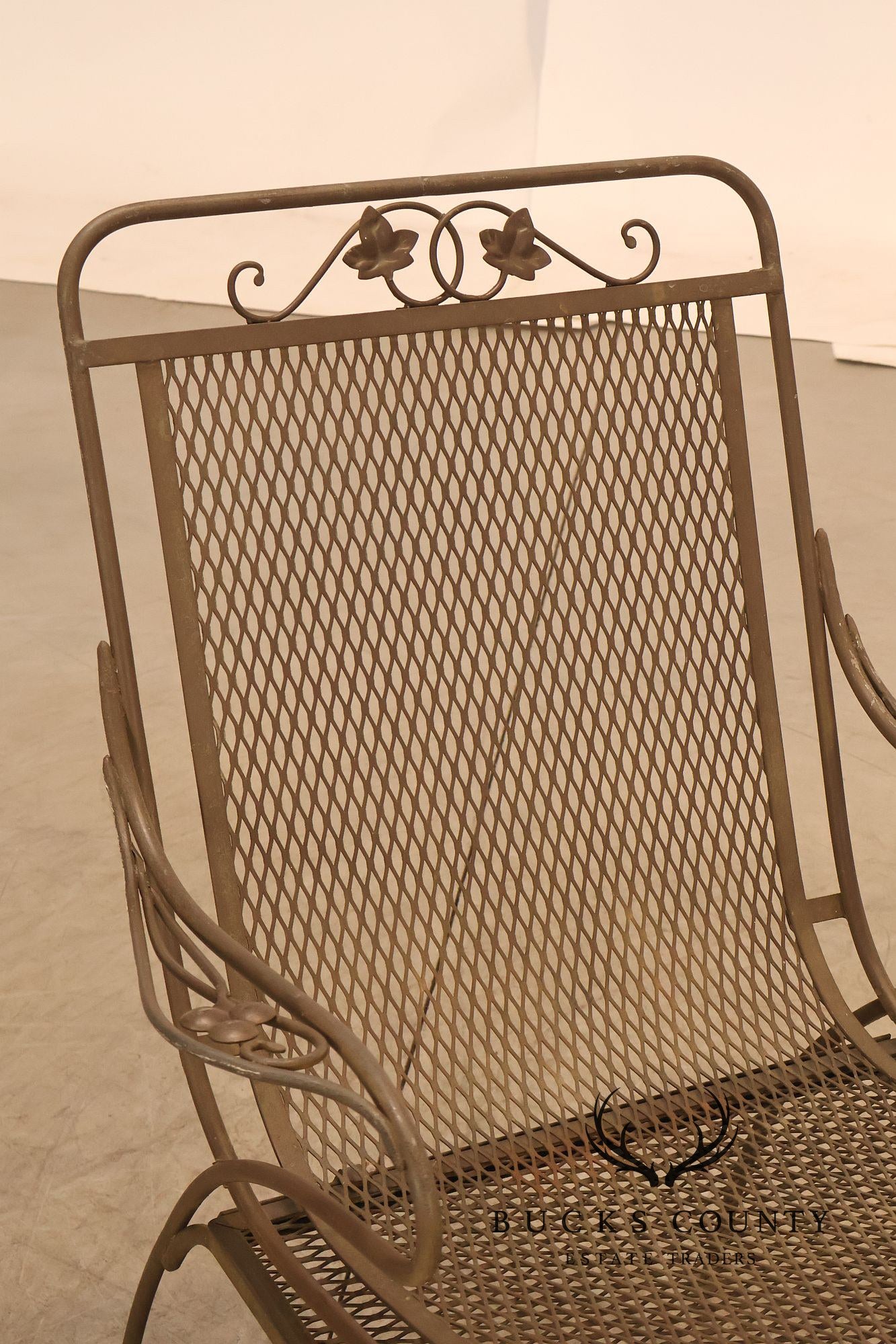 Vintage Salterini Wrought Iron 6 Piece Patio Set