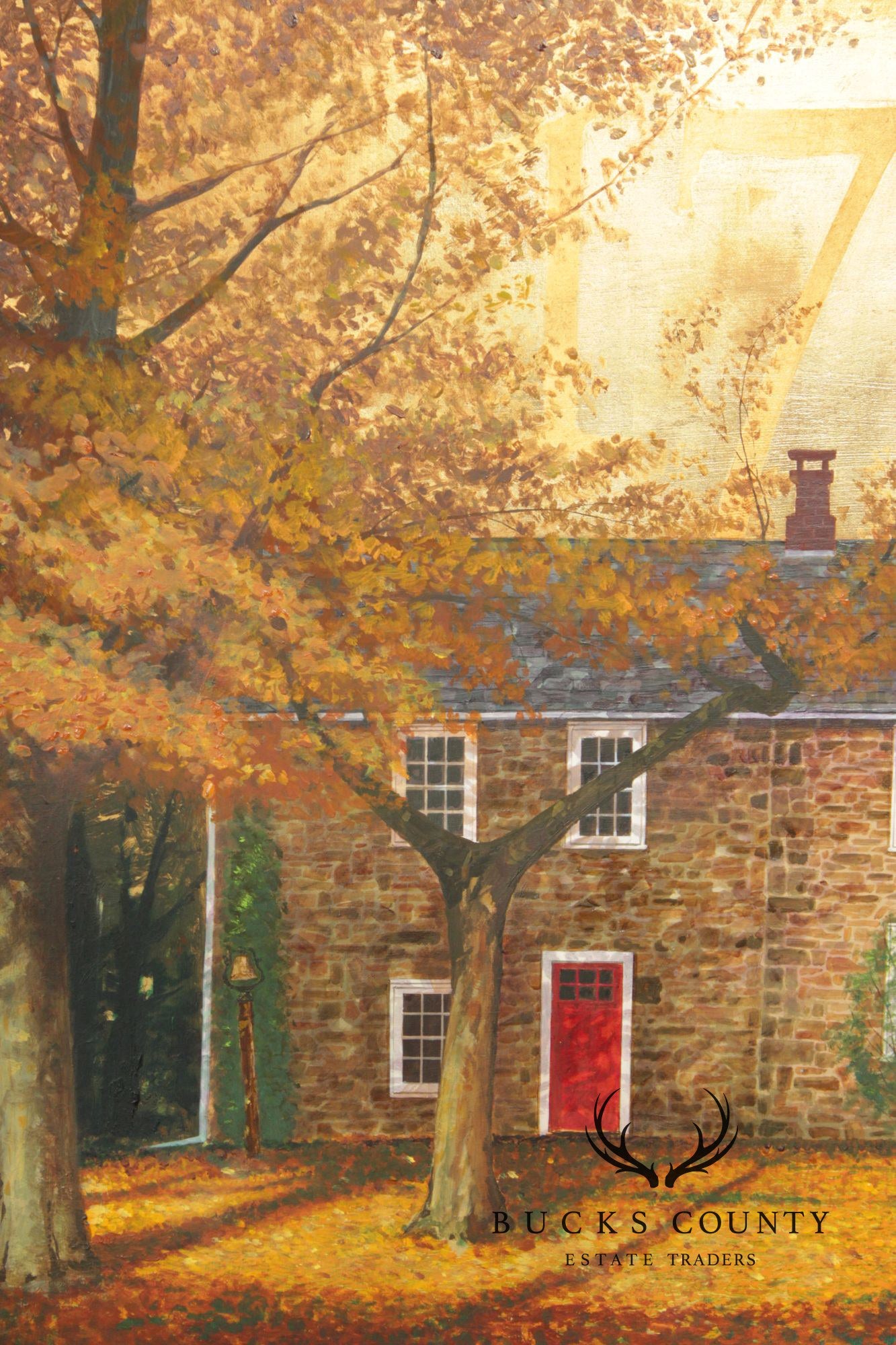 John Styga Oil Painting, 'The Clausen House'