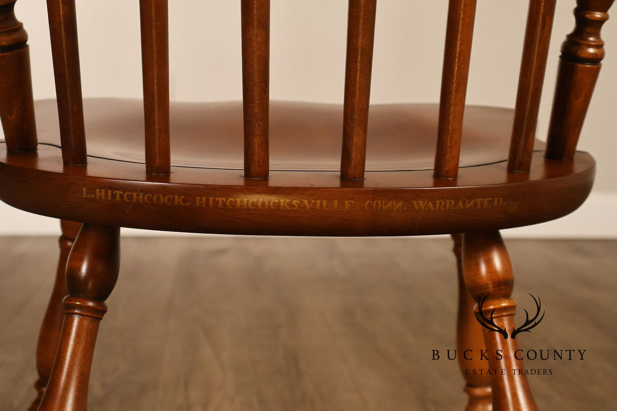 L. Hitchcock Set Of 4 Fan-Back Windsor Side Dining Chairs