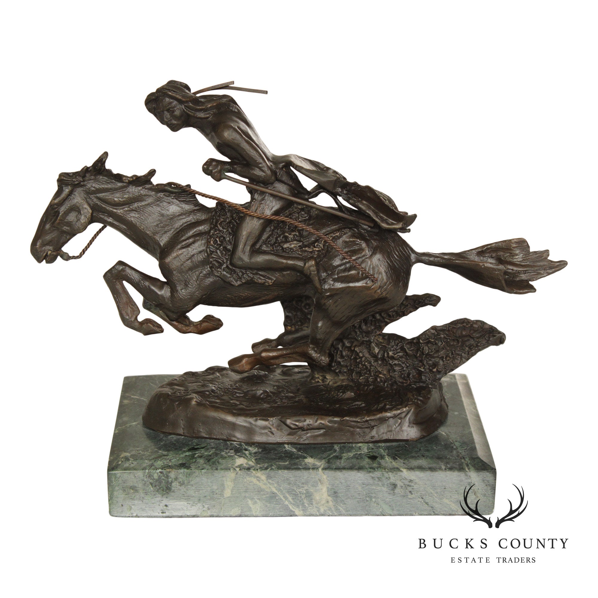 Frederic Remington Bronze Statue, 'Cheyenne'