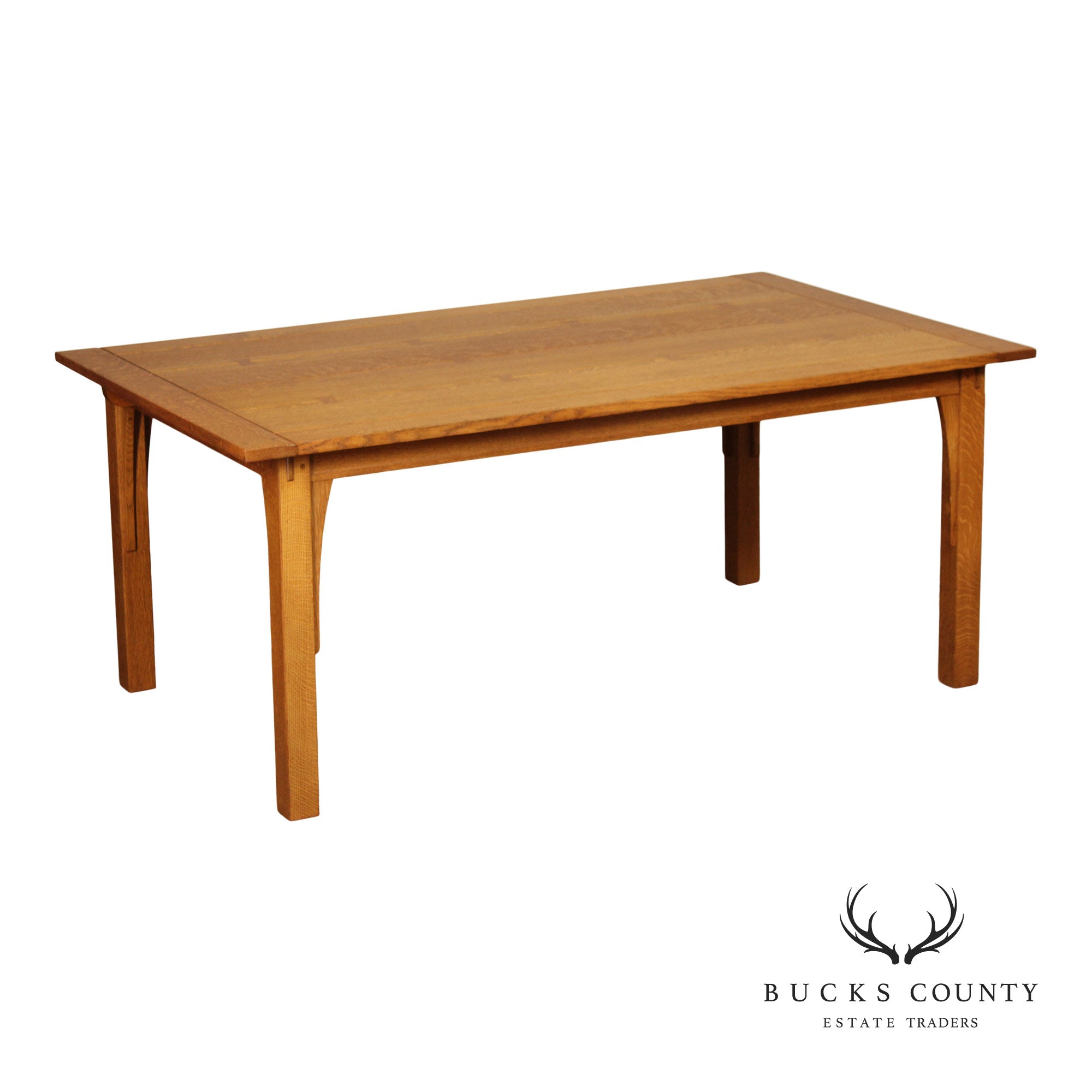 Stickley Mission Collection Oak Extendable Dining Table