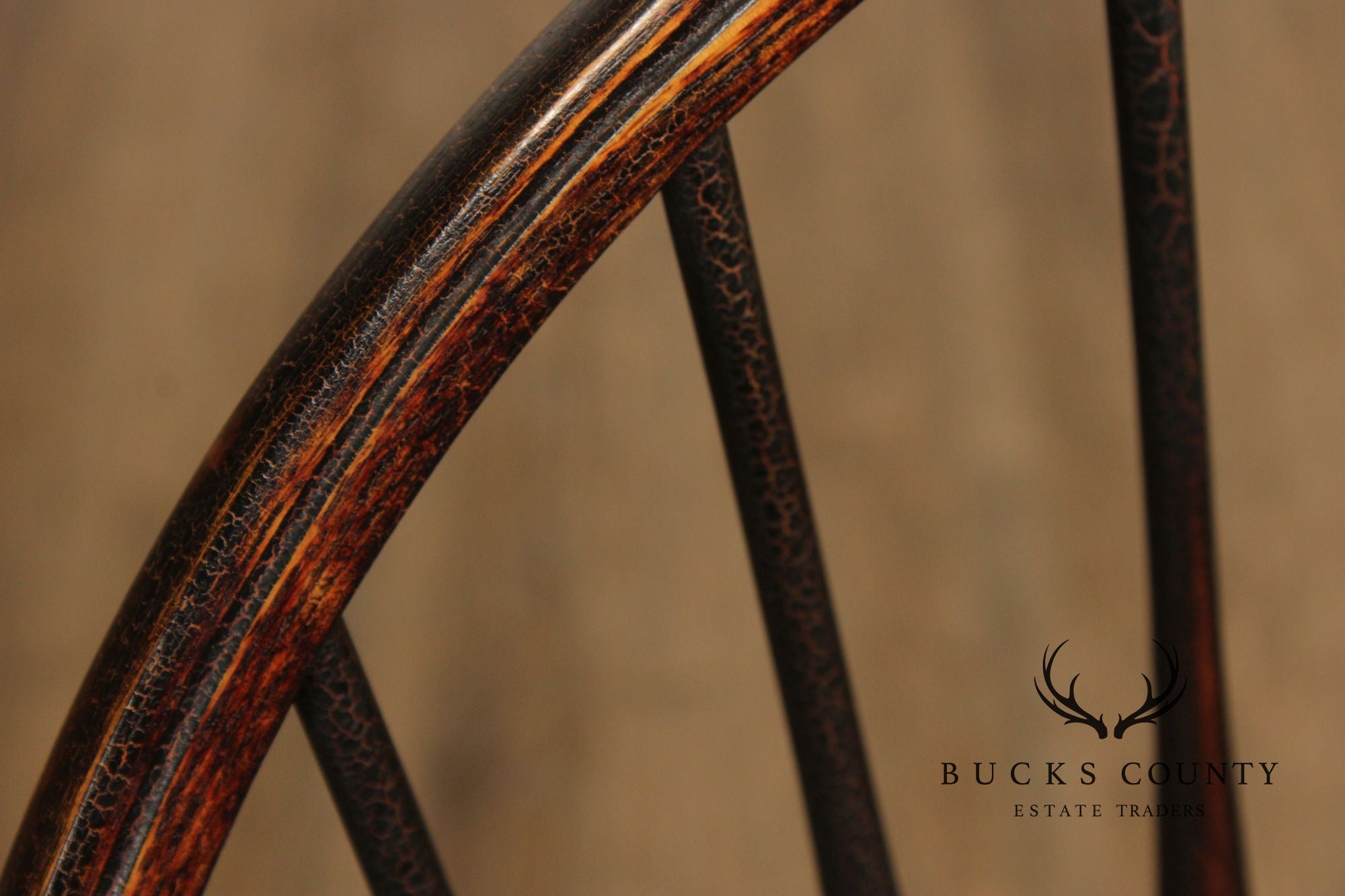 D.R. Dimes Distress Painted Windsor Side Chair