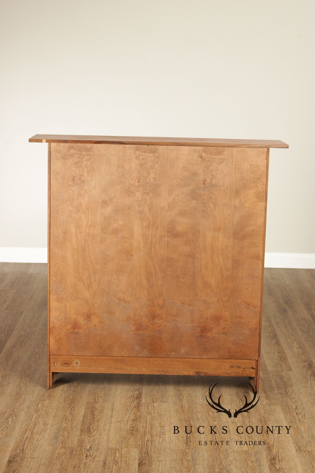 Stickley Mission Collection Oak Two Door Bookcase Harvey Ellis Inlaid Oak 2 Door Bookcase