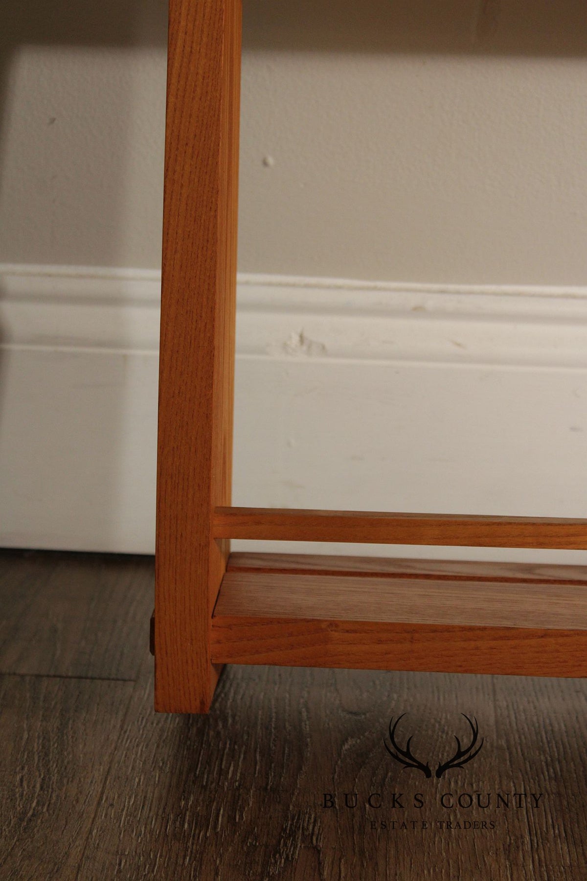 Mission Oak Arts And Crafts Pair Of Wall Mounted Bookshelves