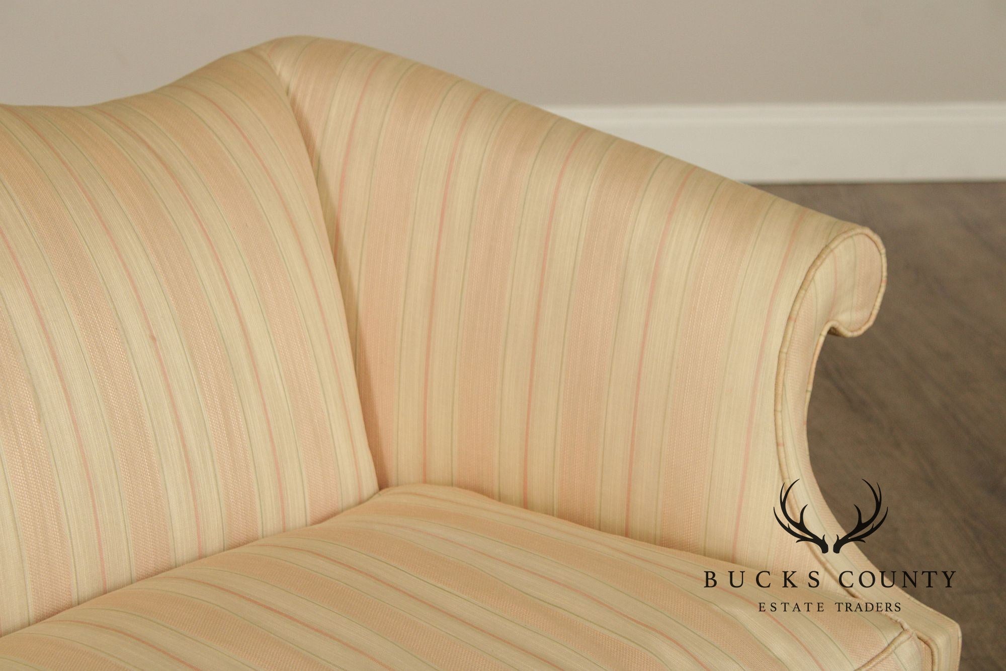 Hickory Chair Chippendale Style Mahogany Camelback Sofa