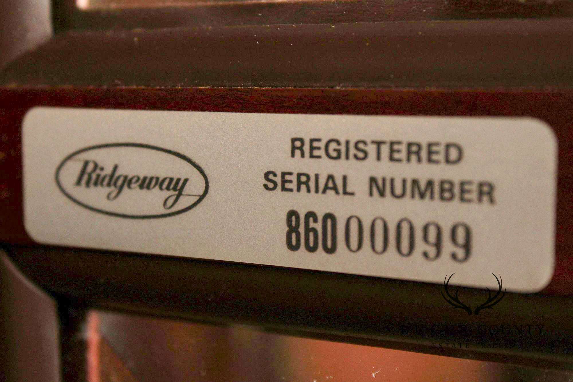 Ridgeway Winford Cherry Corner Grandfather Clock