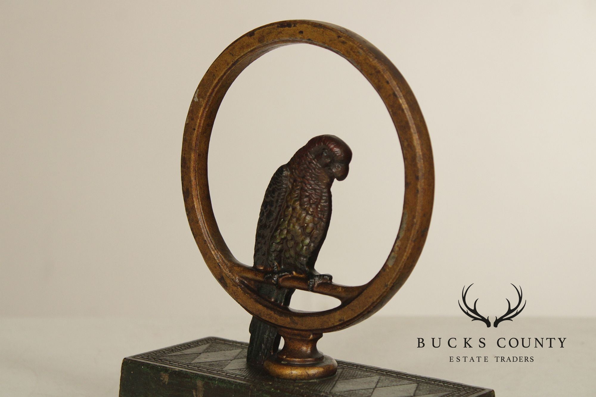 Bradley & Hubbard Art Deco Cast Iron Door Stop