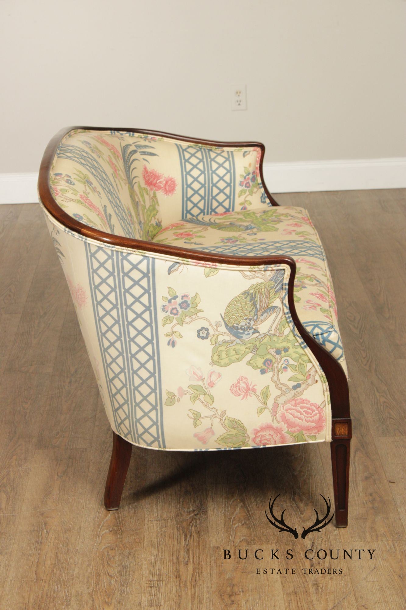 Hickory Chair Federal Style Mahogany Loveseat