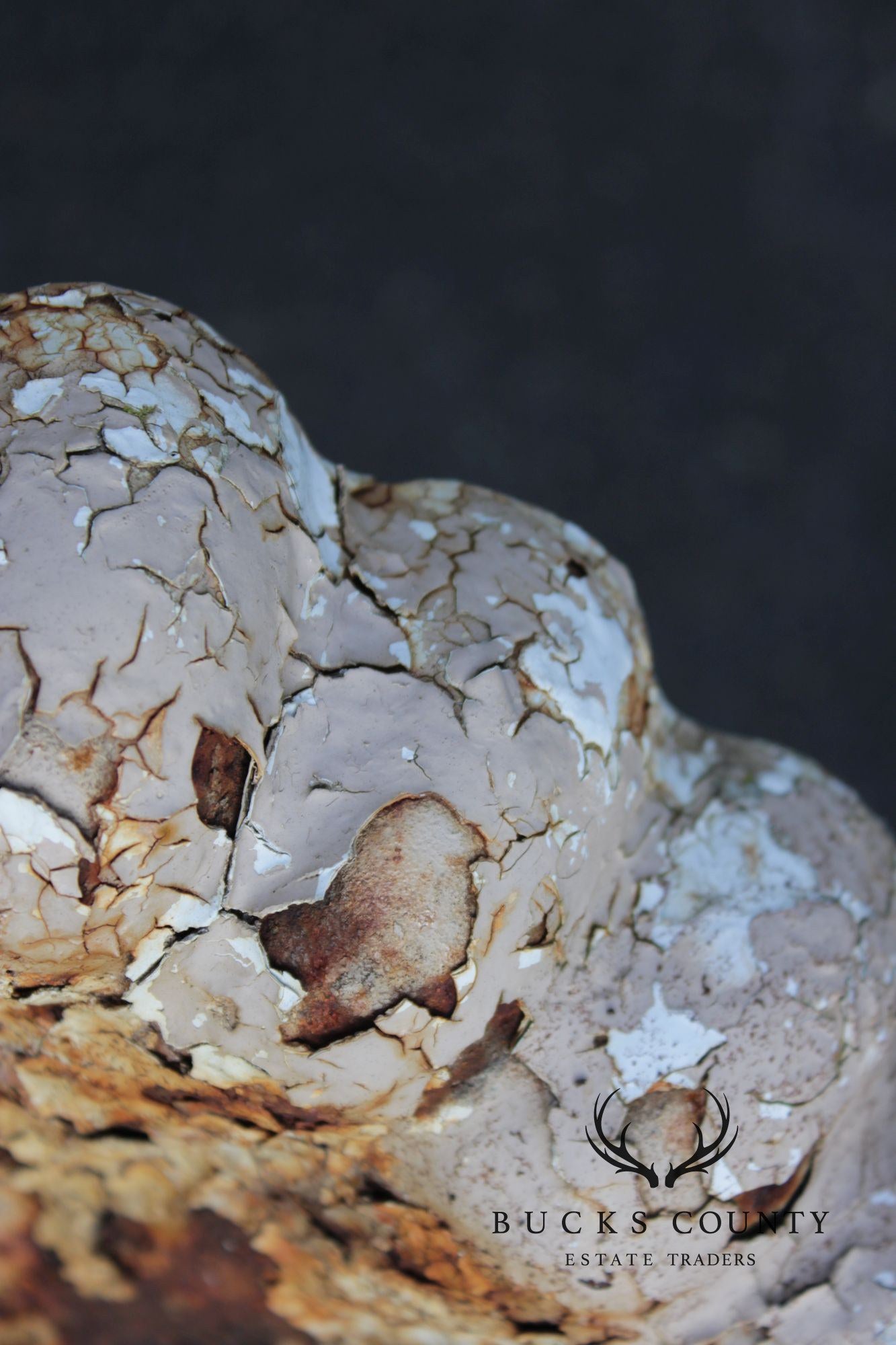 Antique Cast Iron Garden Urn on Pedestal