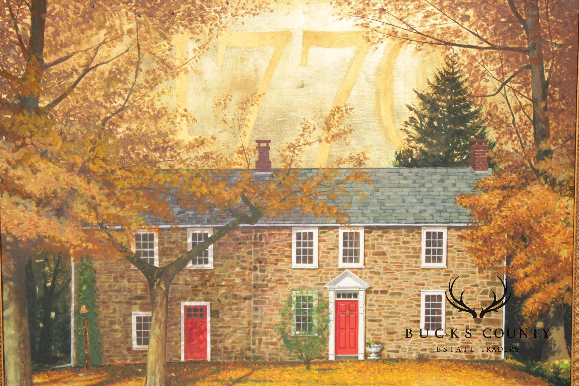 John Styga Oil Painting, 'The Clausen House'
