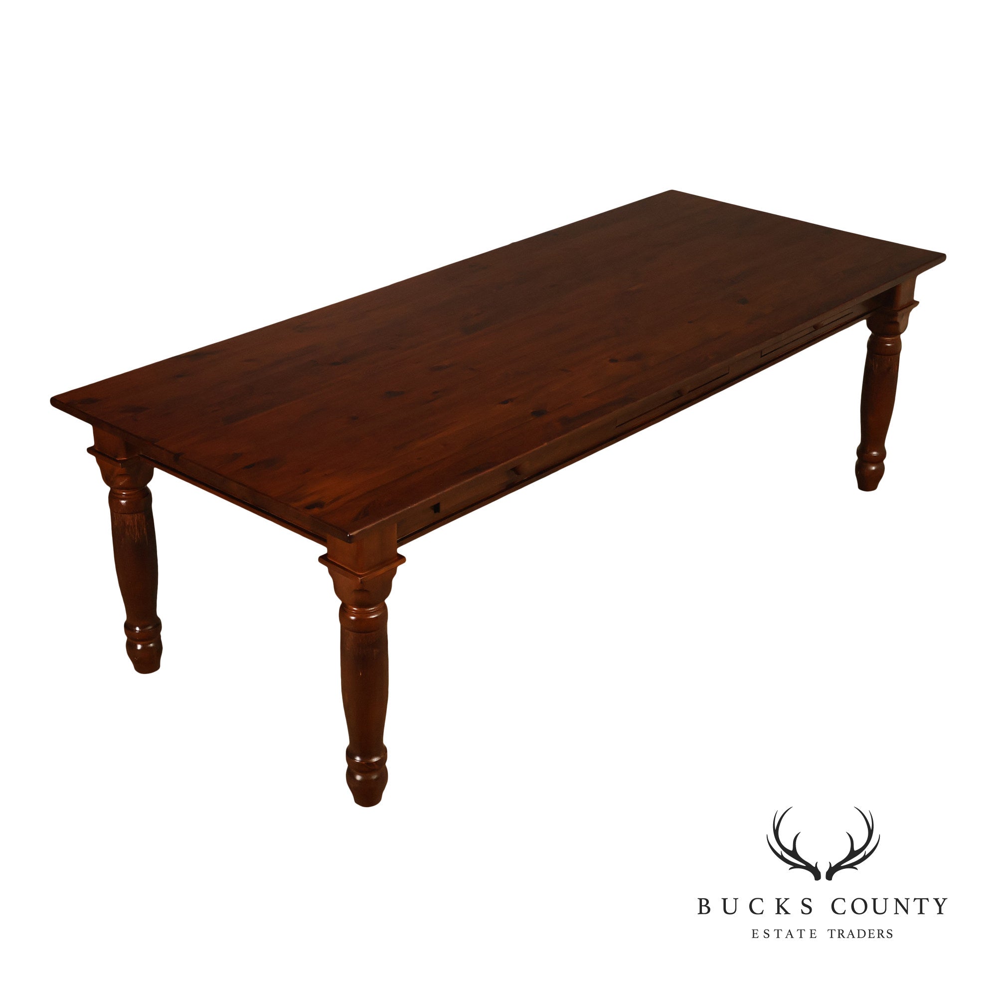 Farmhouse Style Large 8 Foot Pine Dining Table