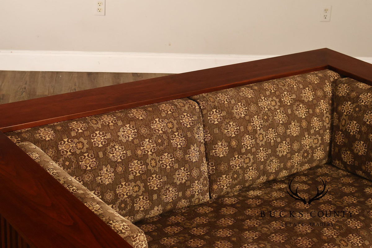 Stickley Mission Collection Cherry Spindle Loveseat
