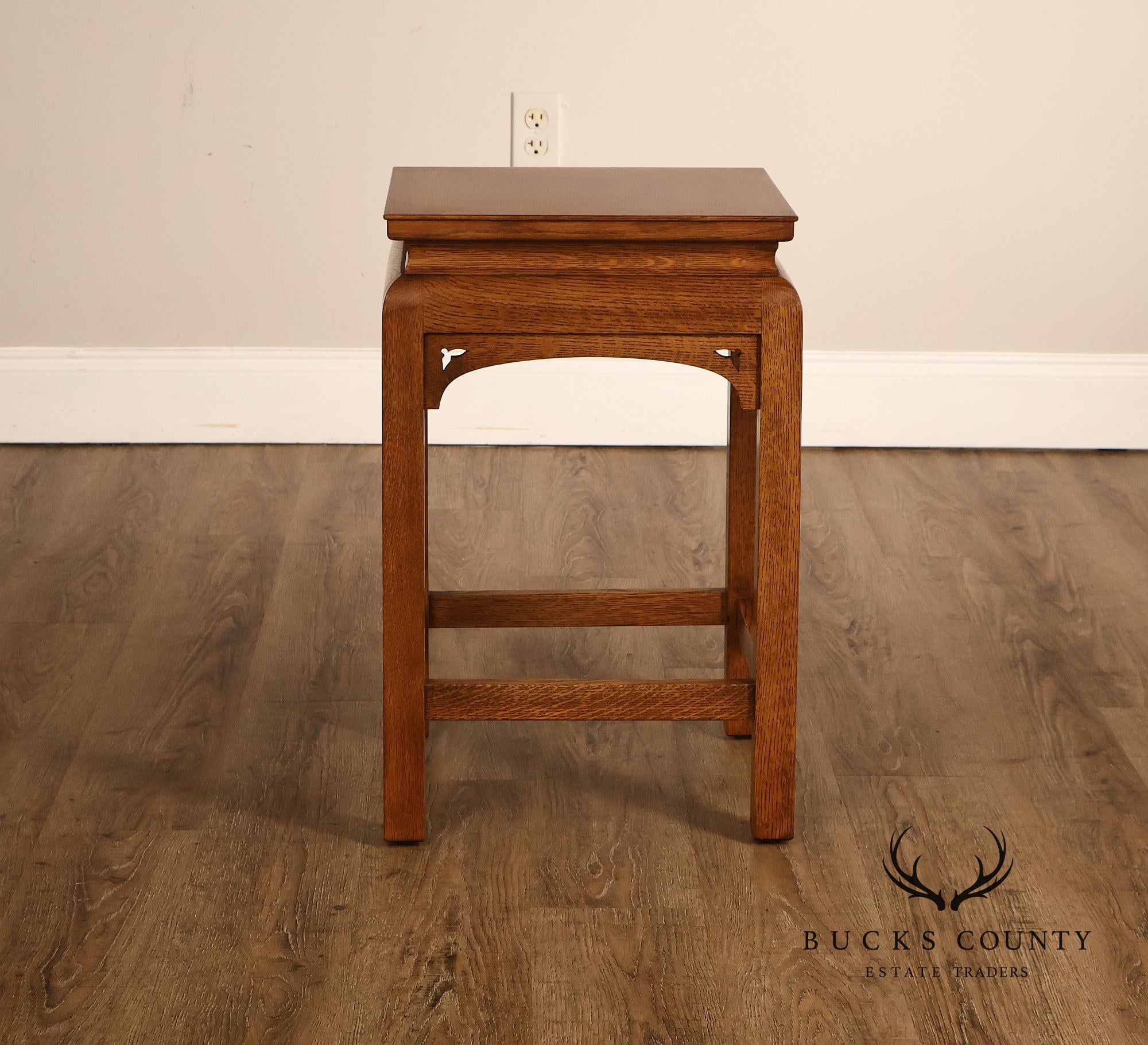 Stickley Mission Style Oak Square Accent Table