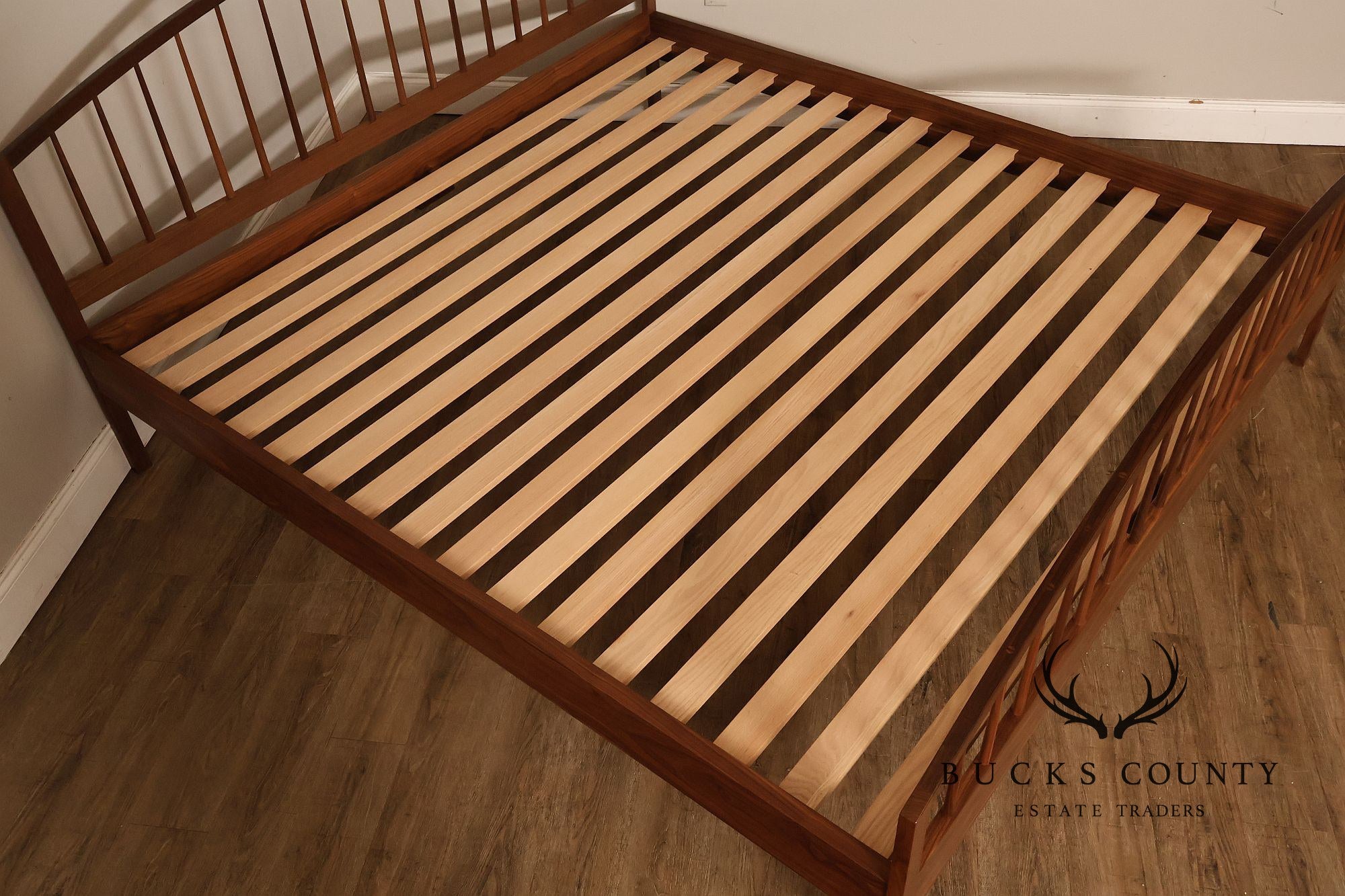 Chilton Burnett Spindle Walnut King Bed
